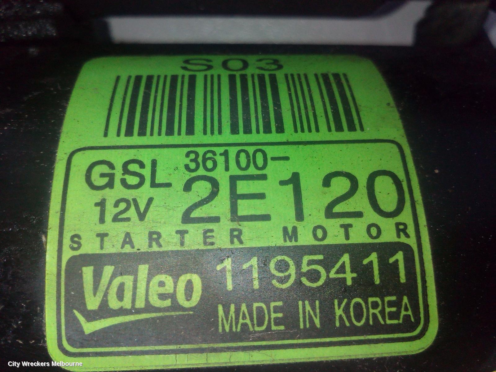 HYUNDAI ELANTRA 2012 Starter