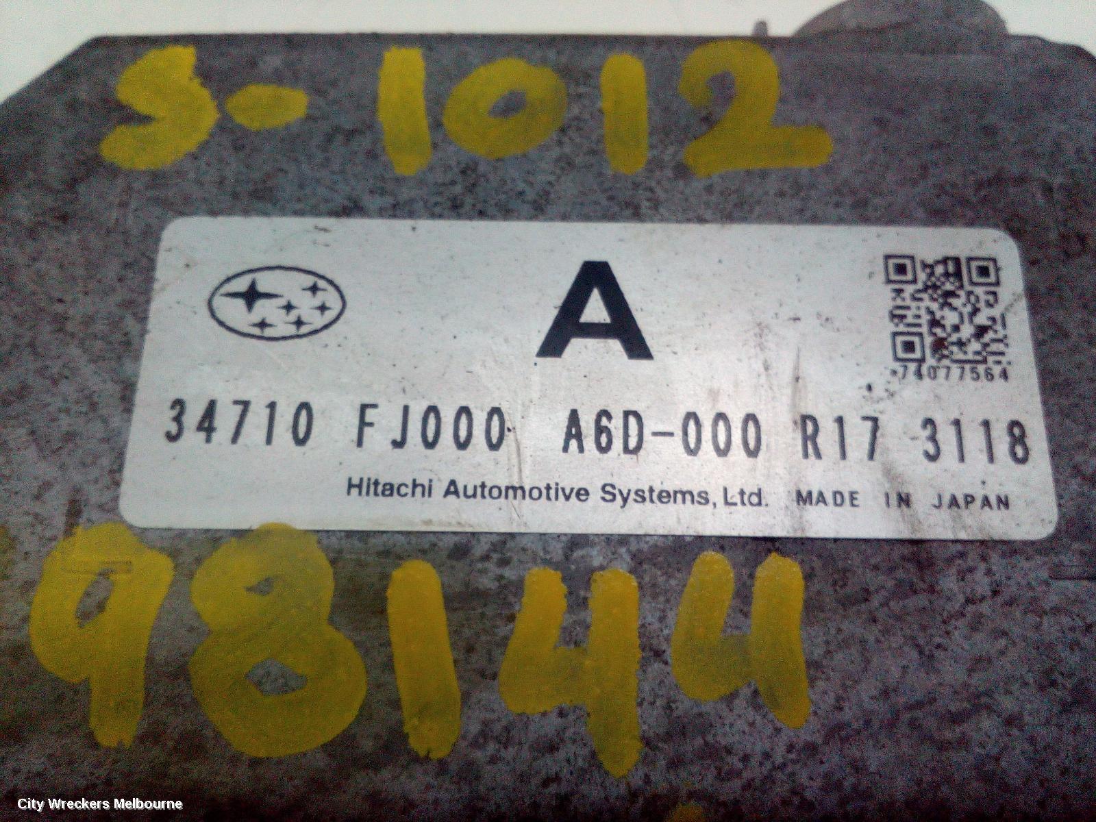 SUBARU IMPREZA 2013 Ecu