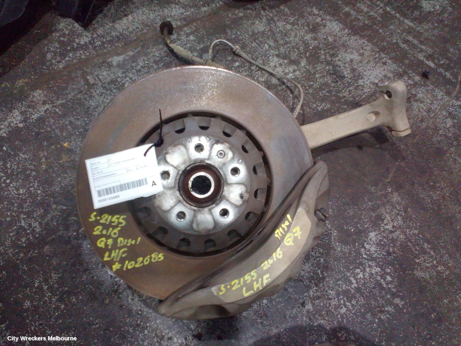 AUDI Q7 2016 Left Front Hub Assembly