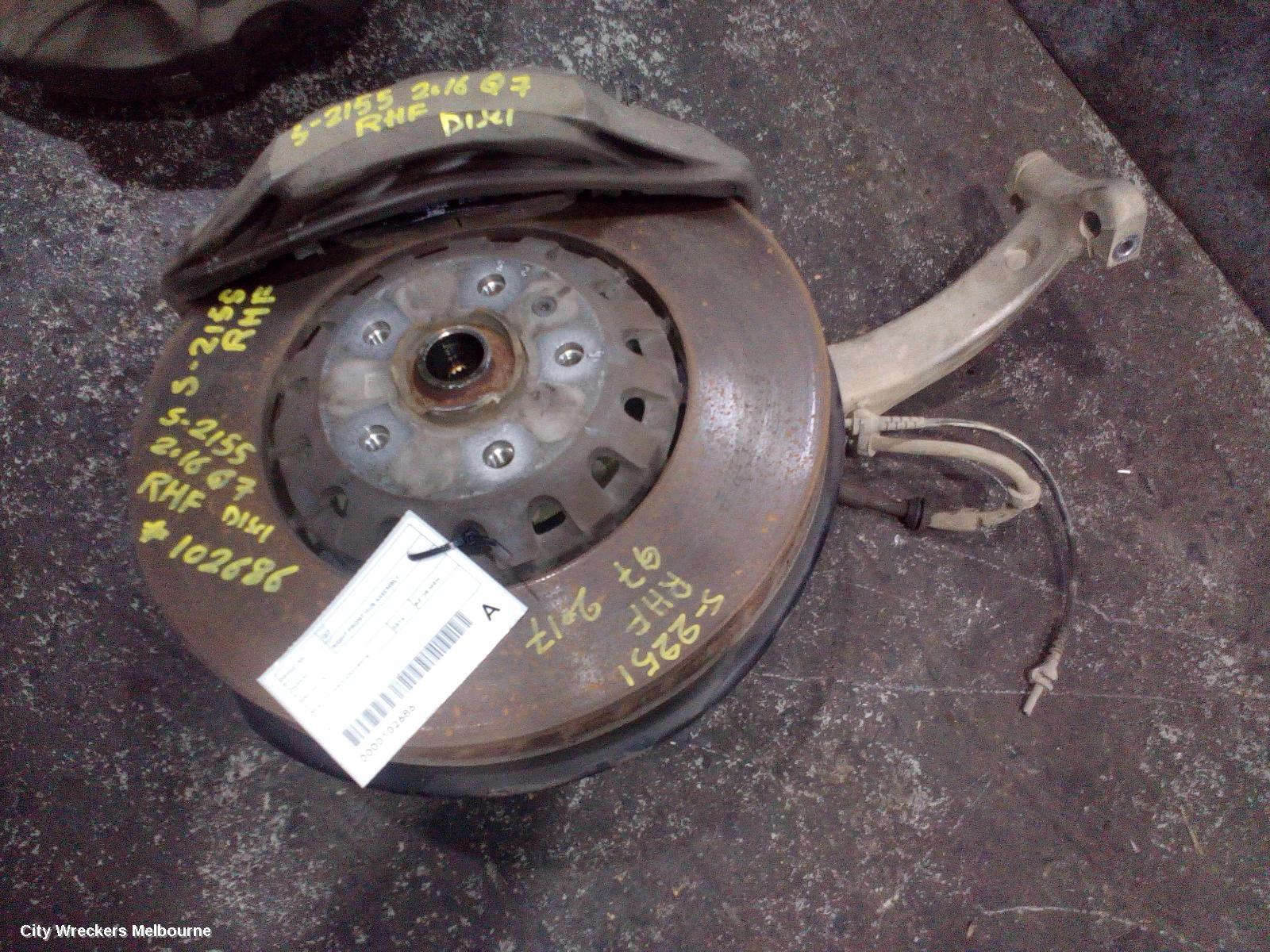 AUDI Q7 2016 Right Front Hub Assembly