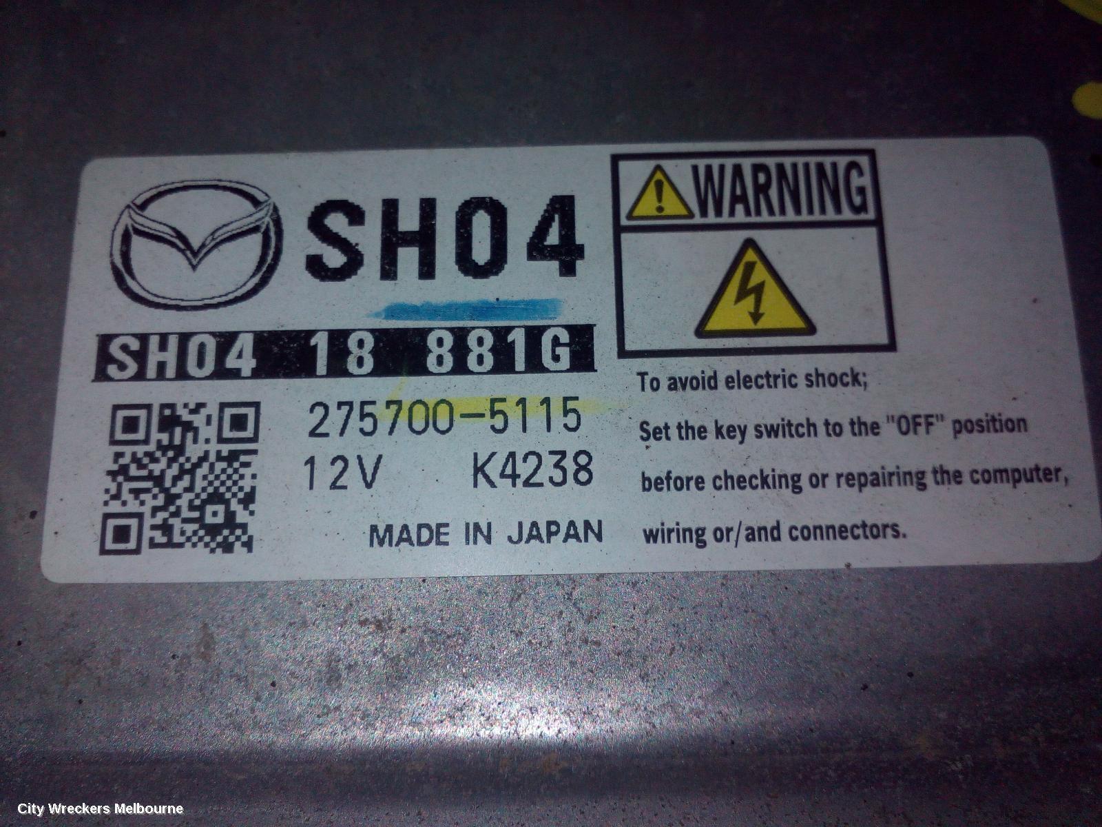 MAZDA CX5 2012 Ecu
