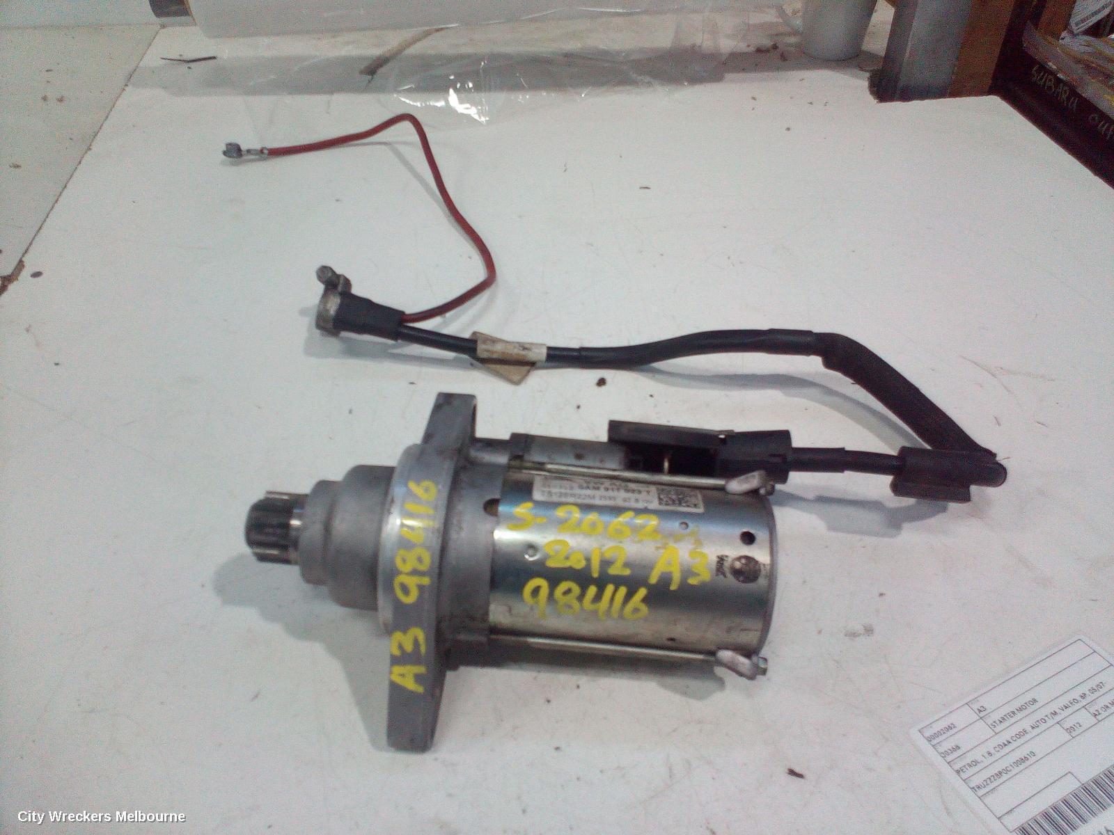 AUDI A3 2012 Starter