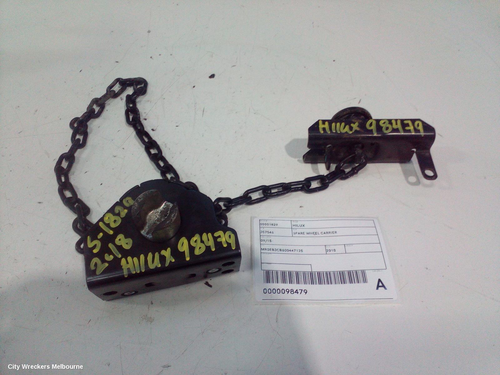 TOYOTA HILUX 2018 Spare Wheel Carrier
