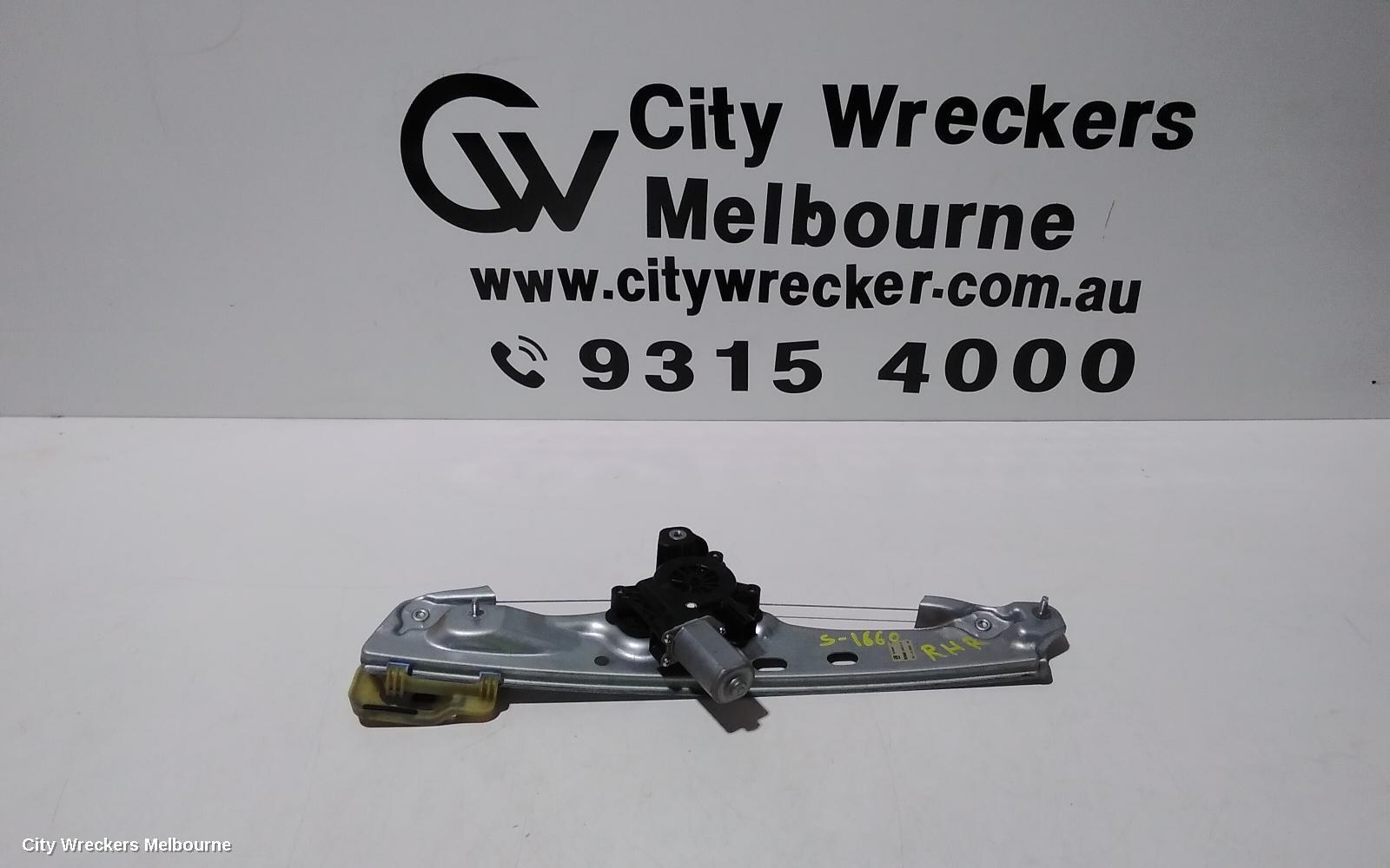HOLDEN ASTRA 2017 Left Rear Wnd Reg/Motor