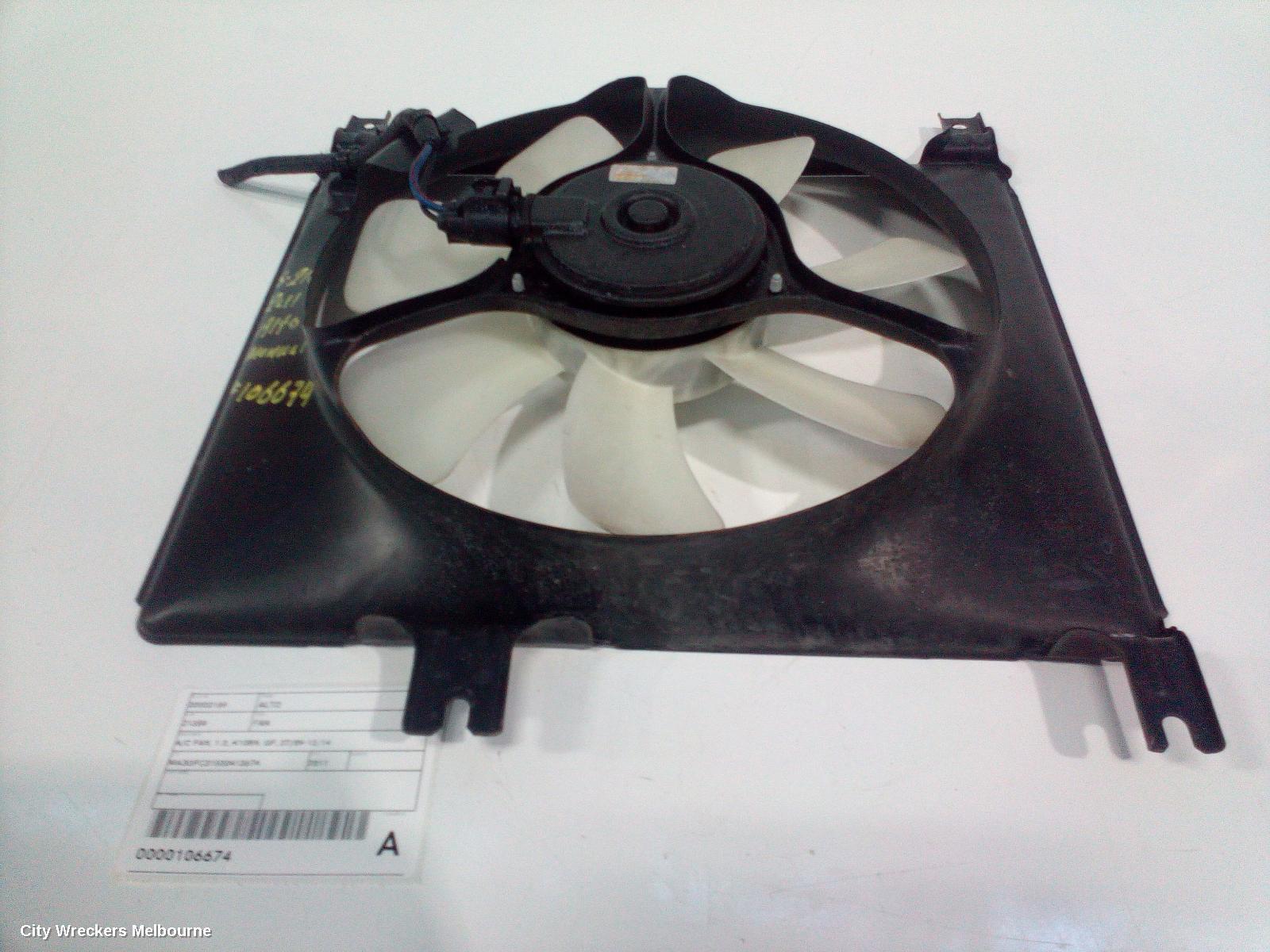 SUZUKI ALTO 2011 Fan