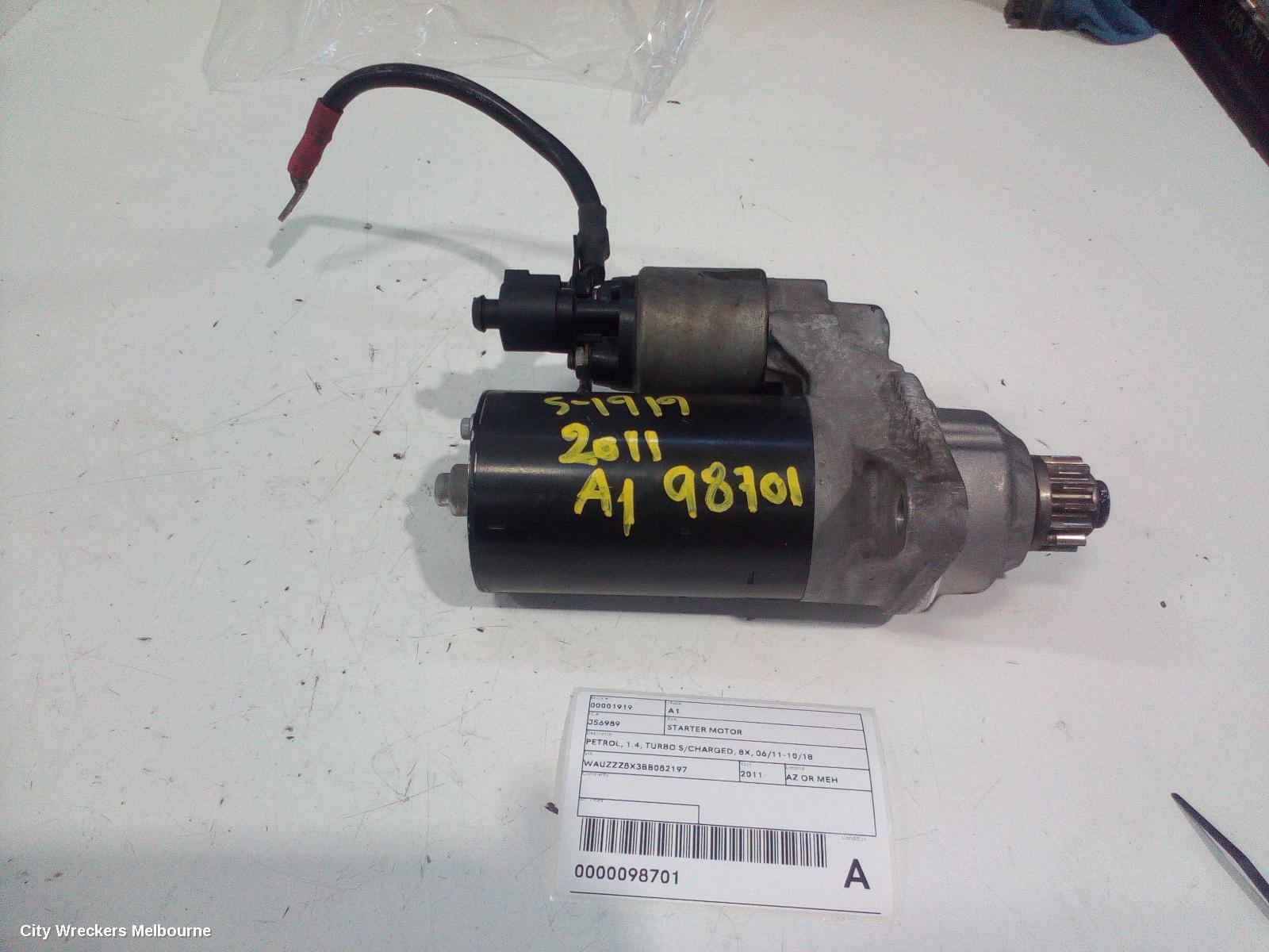 AUDI A1 2011 Starter