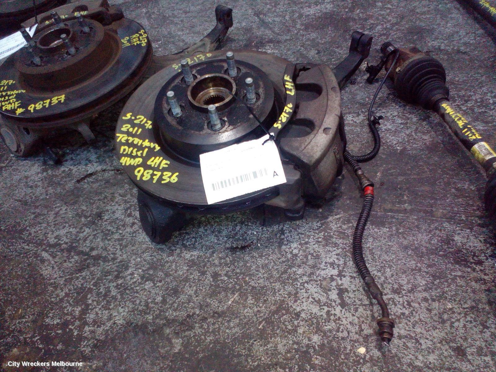 FORD TERRITORY 2011 Left Front Hub Assembly