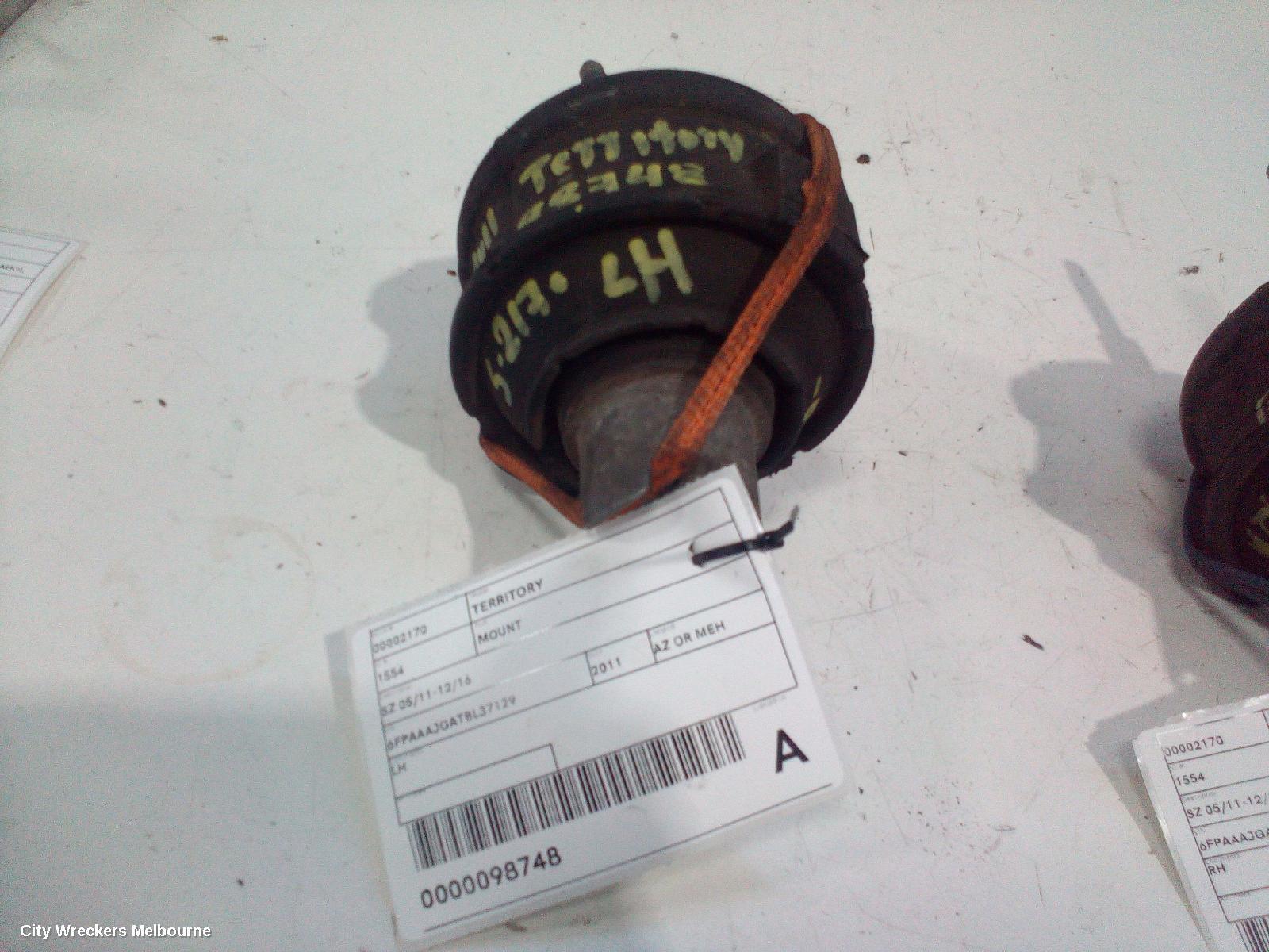 FORD TERRITORY 2011 Mount