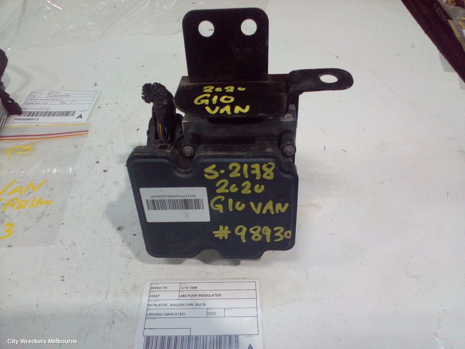 LDV G10 2020 Abs Pump/Modulator