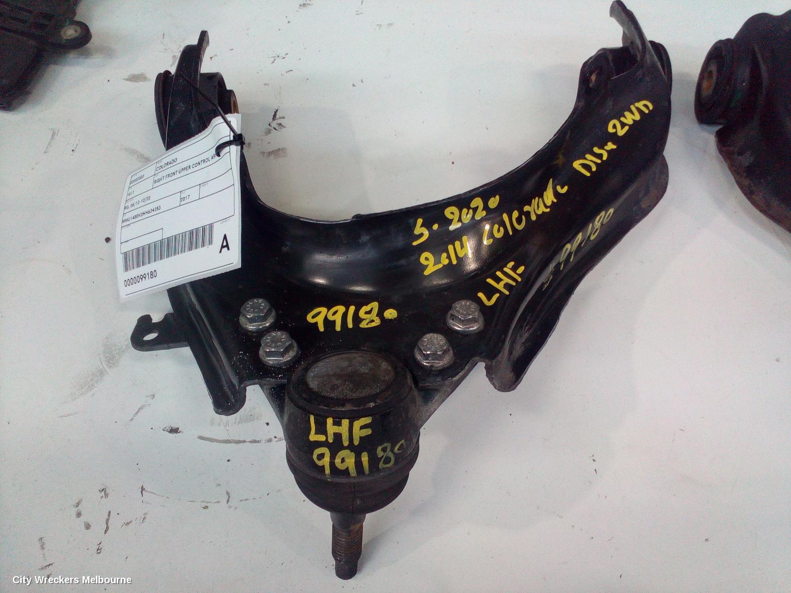 HOLDEN COLORADO 2017 Right Front Upper Control Arm