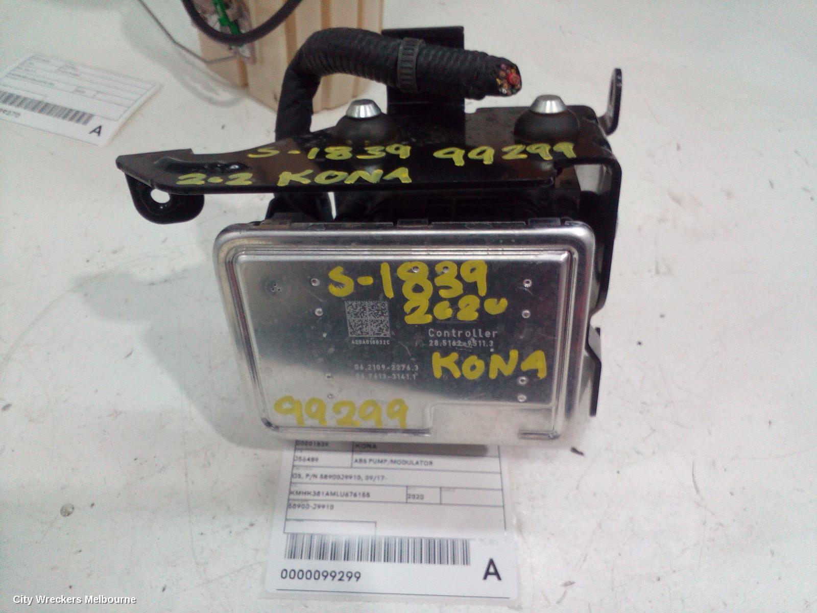 HYUNDAI KONA 2020 Abs Pump/Modulator