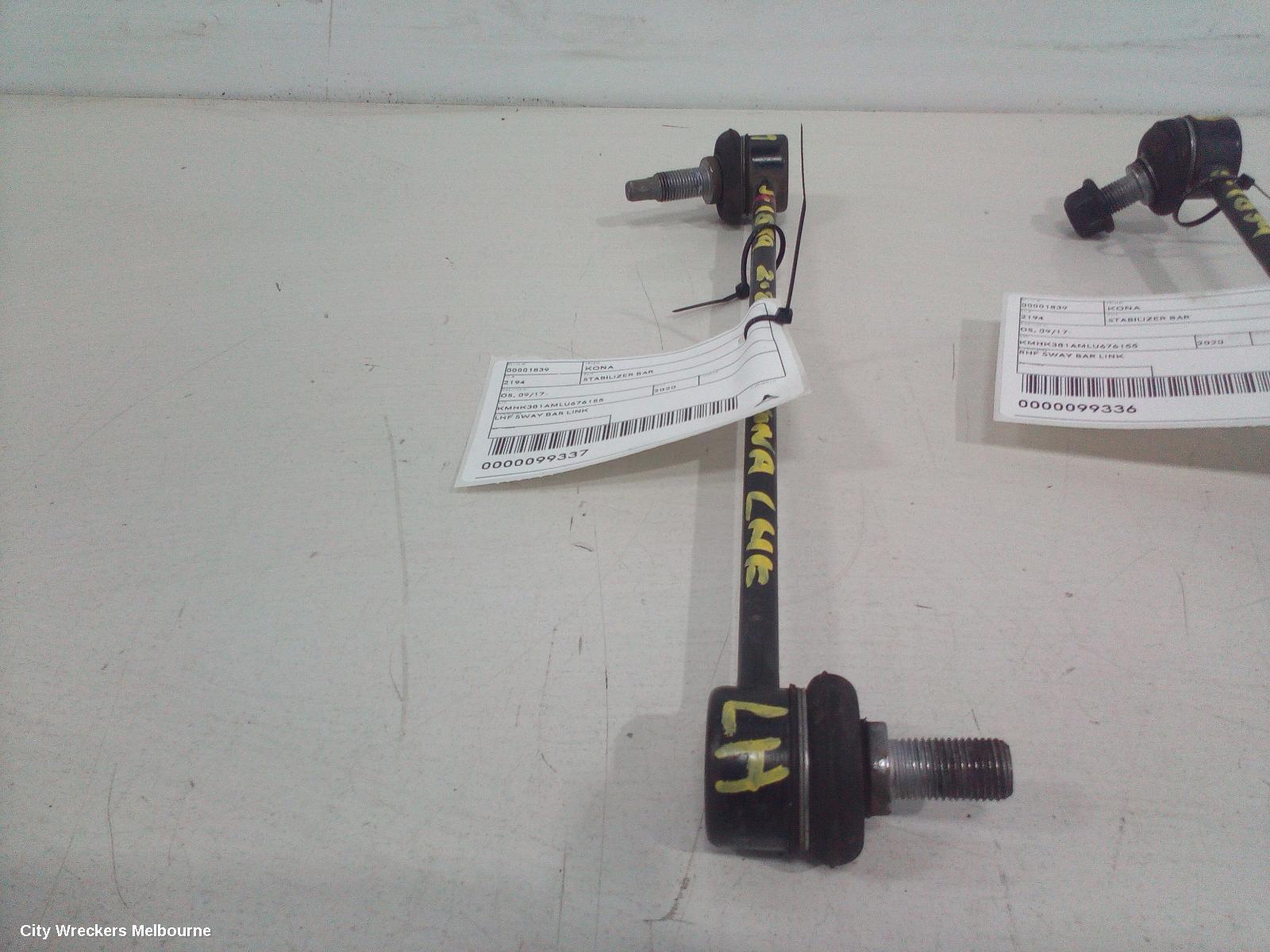 HYUNDAI KONA 2020 Stabiliser Bar
