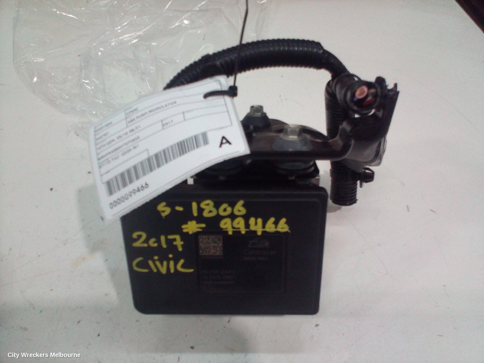 HONDA CIVIC 2017 Abs Pump/Modulator