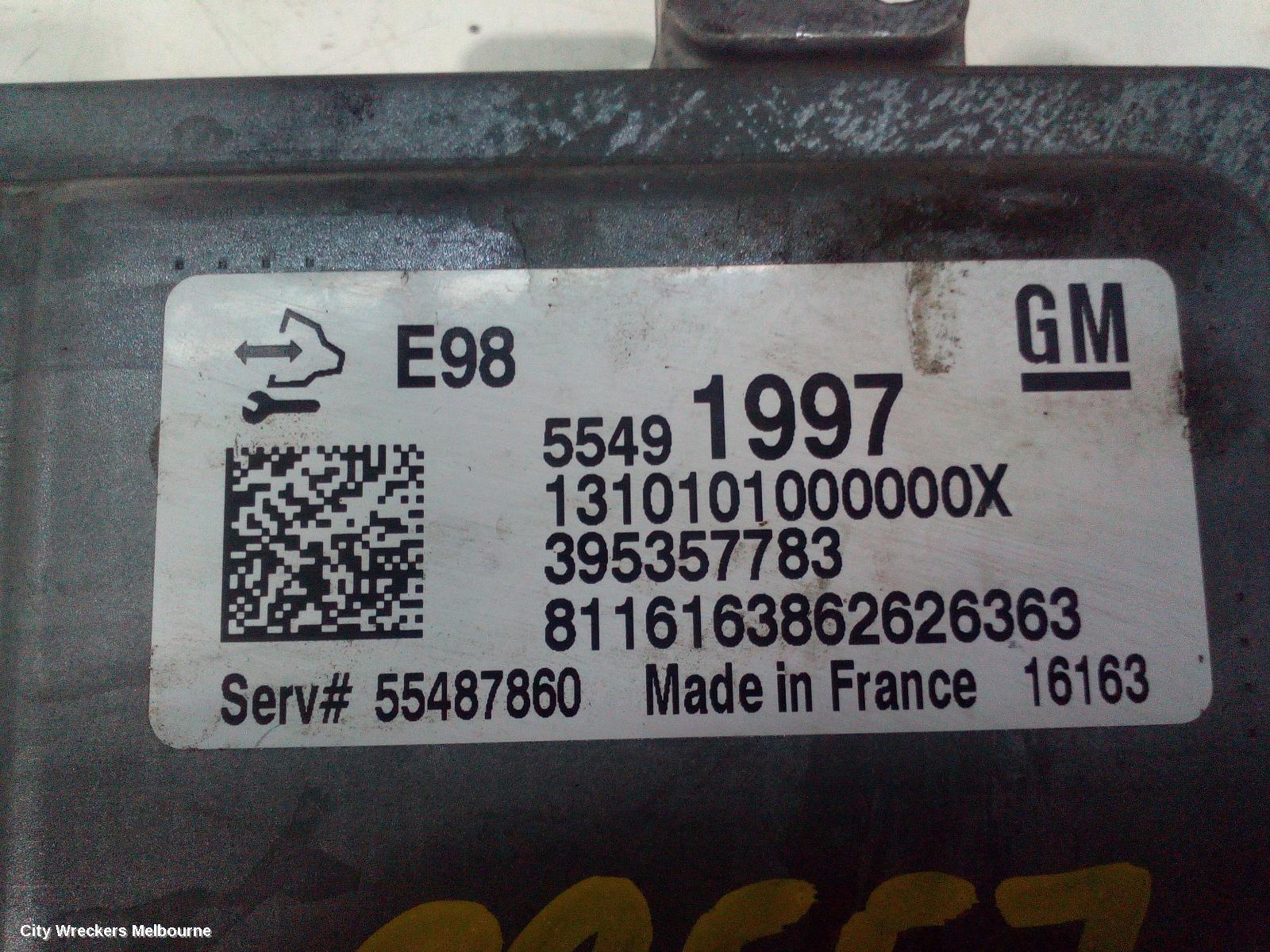 HOLDEN COLORADO 2016 Ecu
