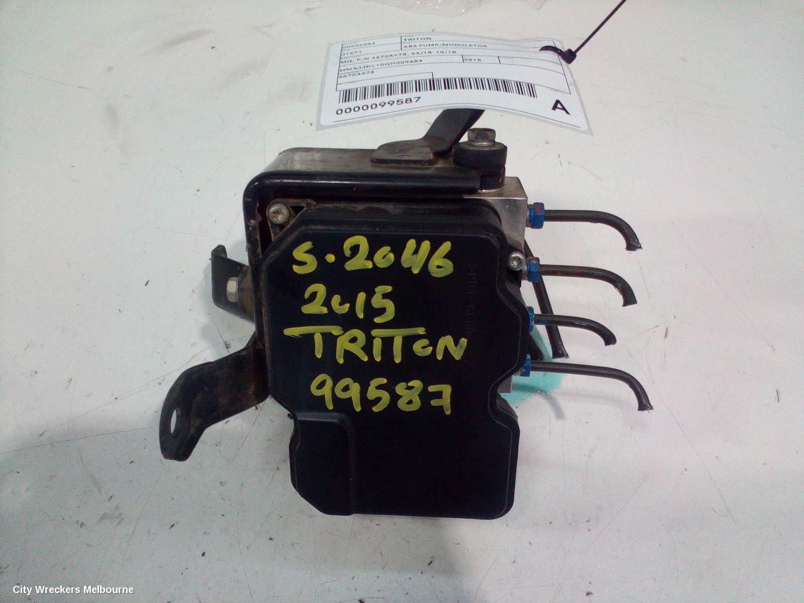 MITSUBISHI TRITON 2015 Abs Pump/Modulator