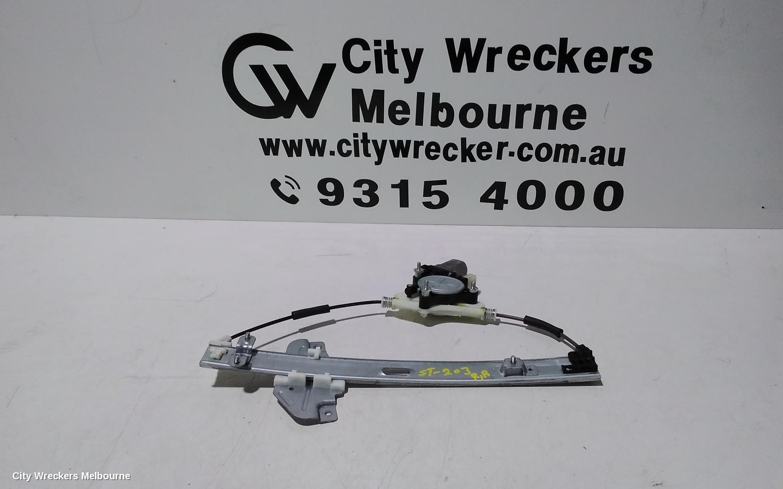 KIA RIO 2011 Right Rear Wnd Reg/Motor