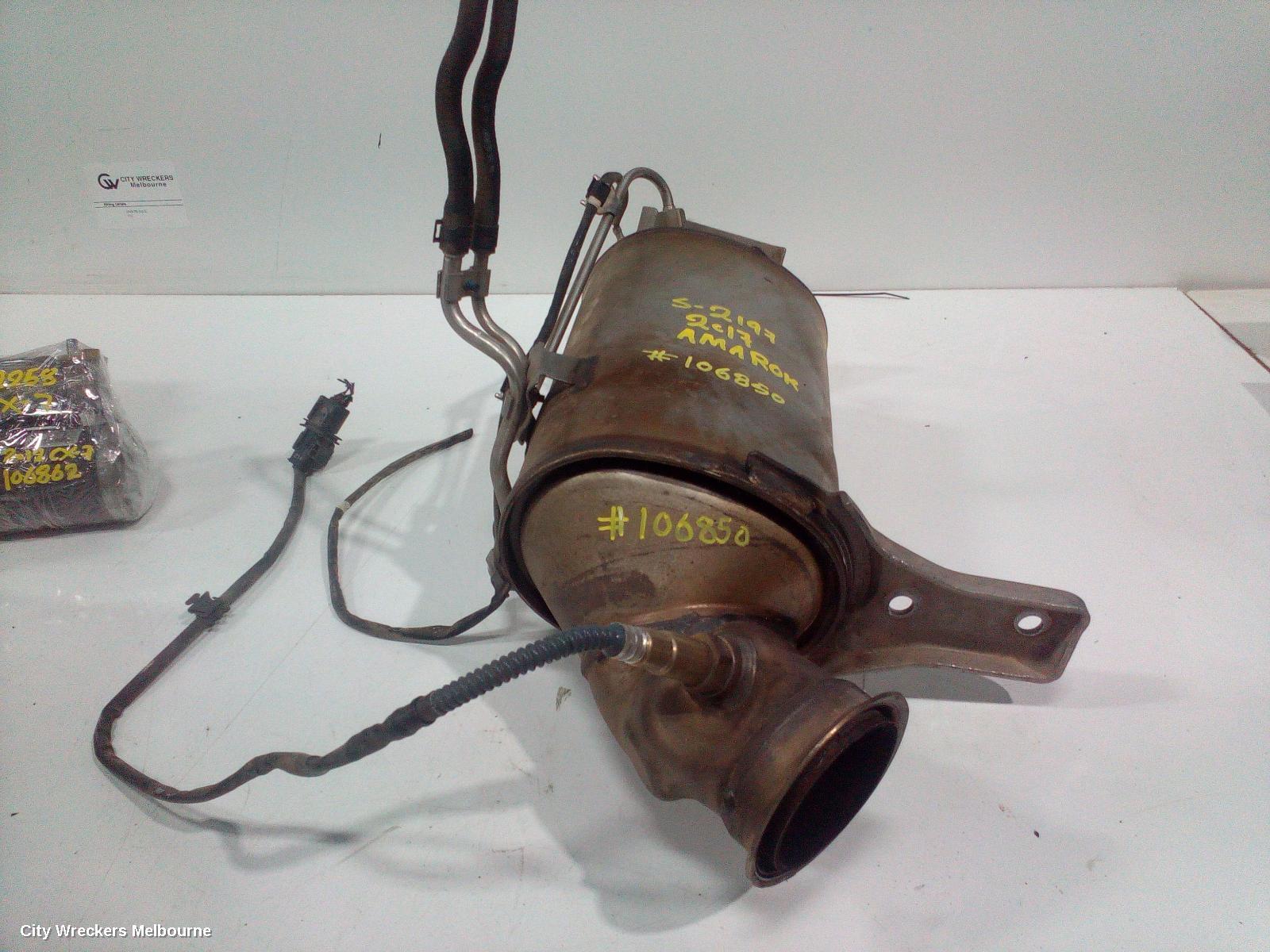 VOLKSWAGEN AMAROK 2017 Particulate Filter/Dpf