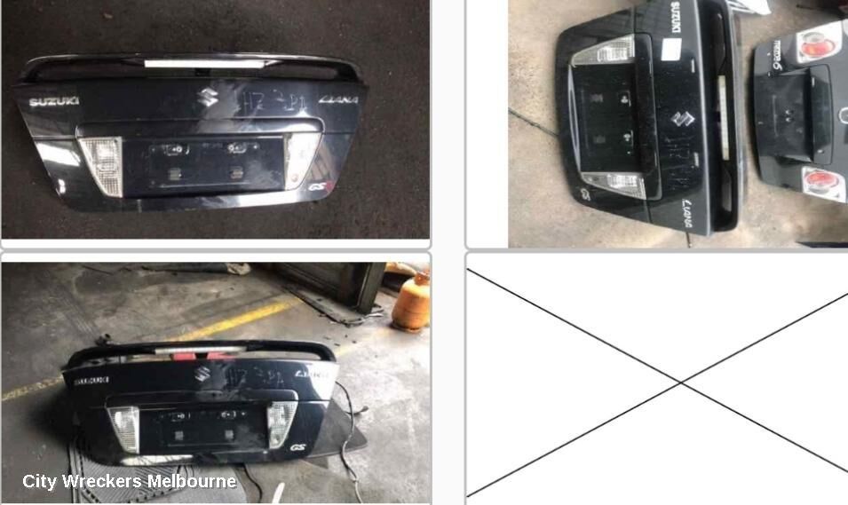 SUZUKI LIANA 2007 Bootlid/Tailgate