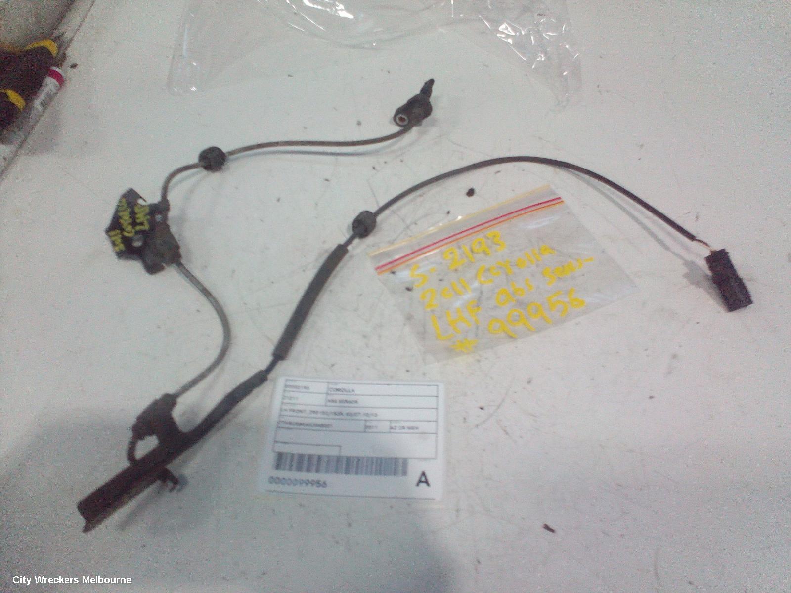 TOYOTA COROLLA 2011 Abs Sensor