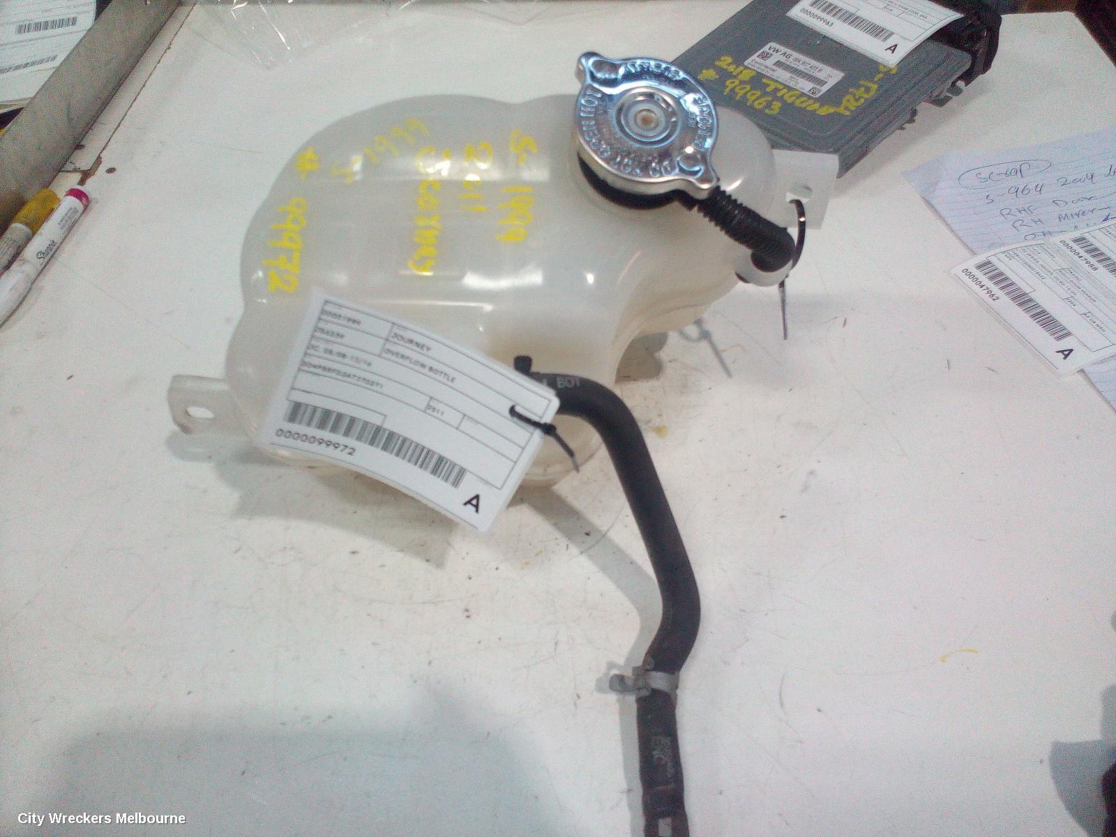 DODGE JOURNEY 2011 Overflow Bottle