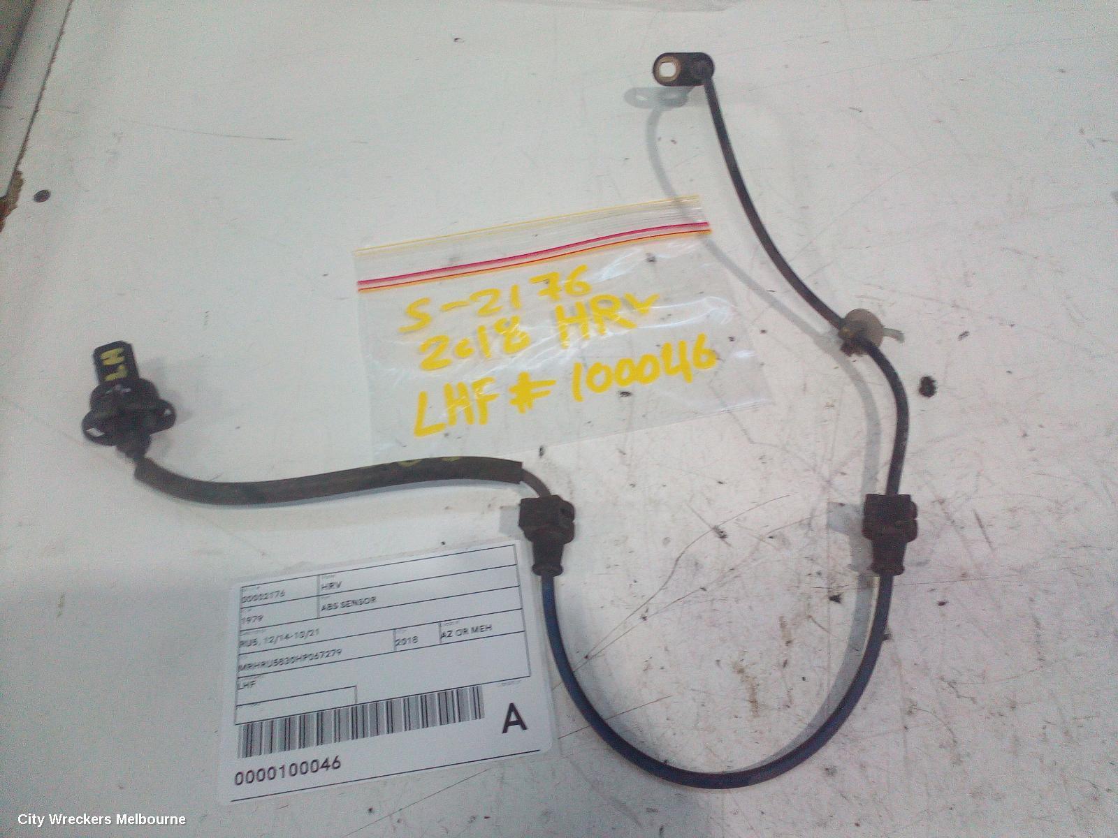 HONDA HRV 2018 Abs Sensor