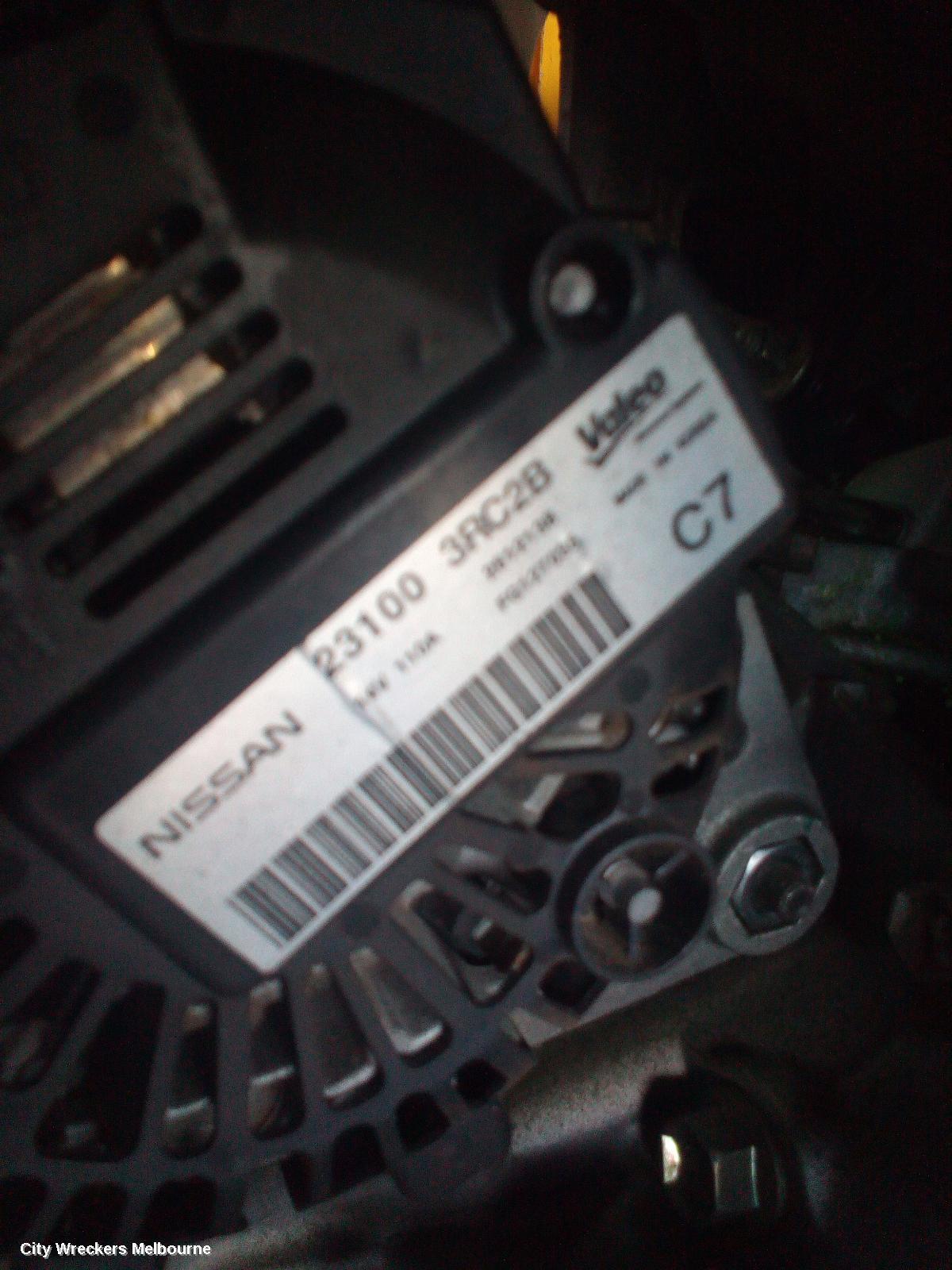 NISSAN PULSAR 2013 Alternator