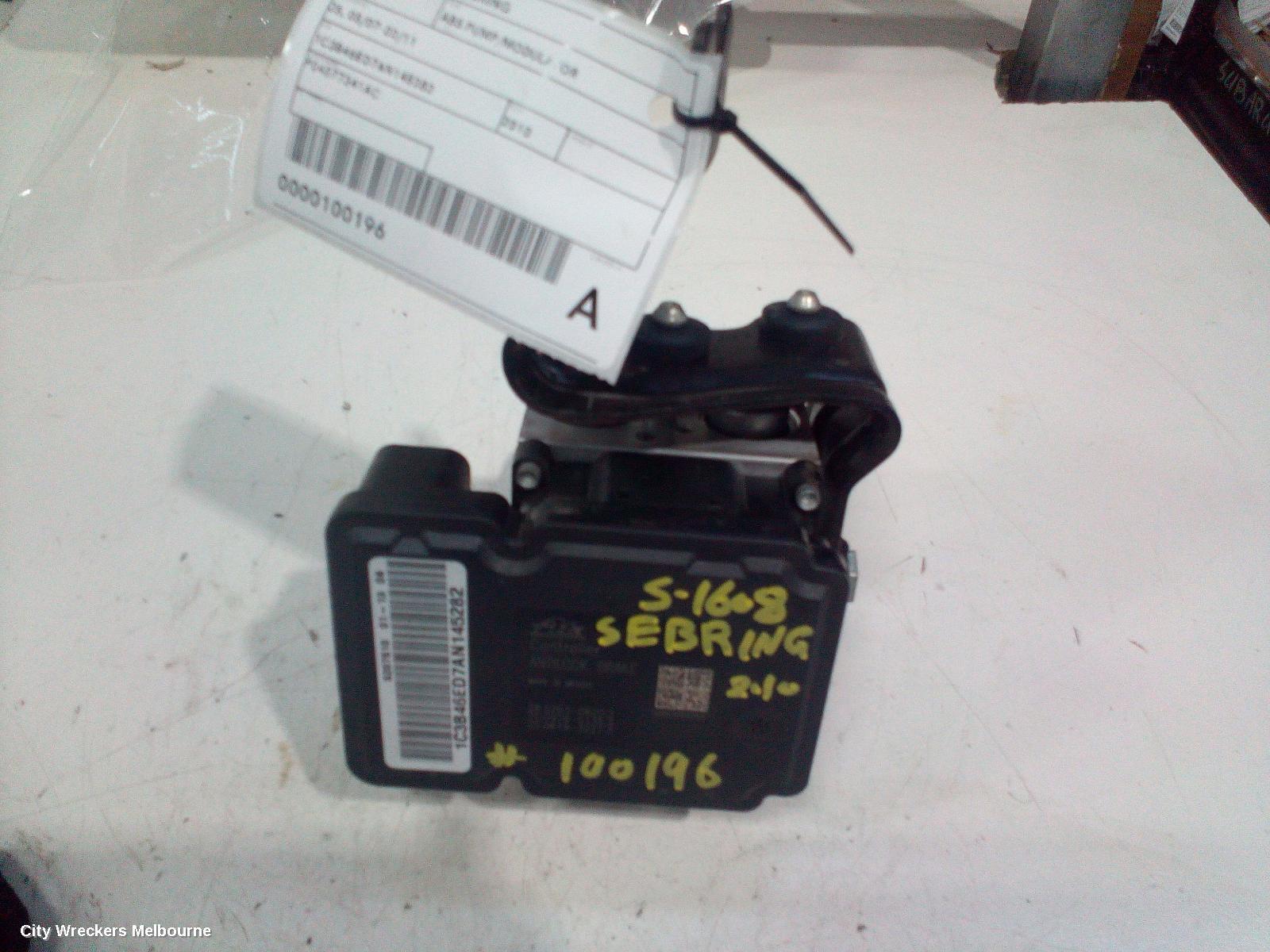 CHRYSLER SEBRING 2010 Abs Pump/Modulator