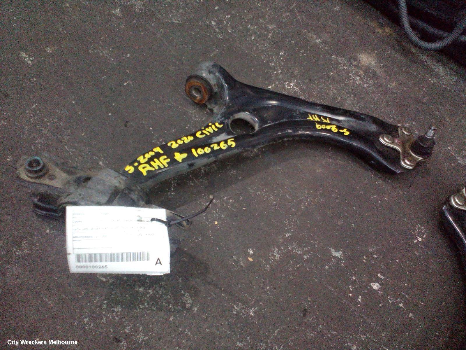 HONDA CIVIC 2020 Right Front Lower Control Arm