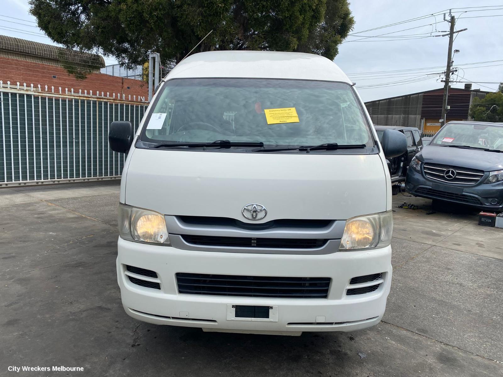 TOYOTA HIACE 2009 Left Rear Door/Sliding