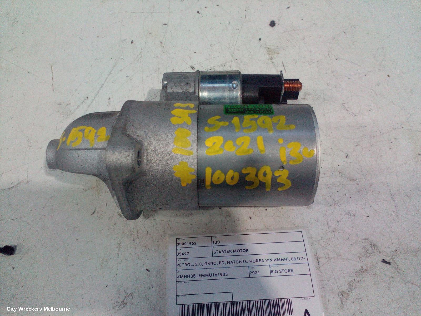 HYUNDAI I30 2021 Starter