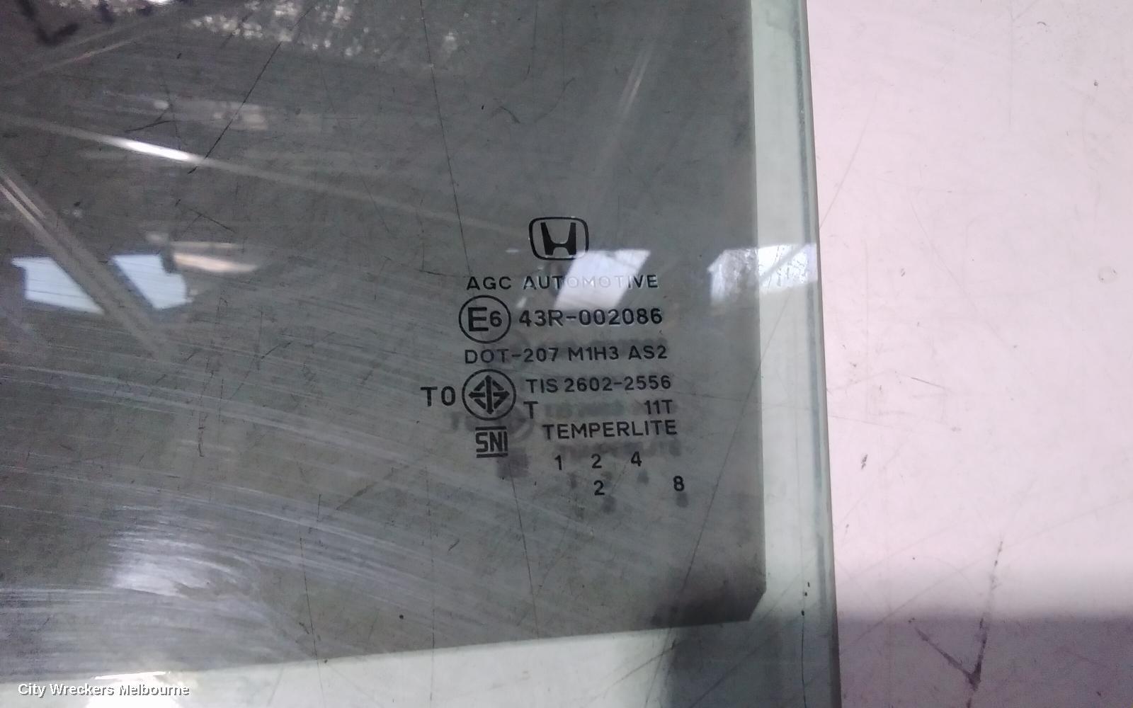 HONDA CRV 2017 Left Rear Door Window