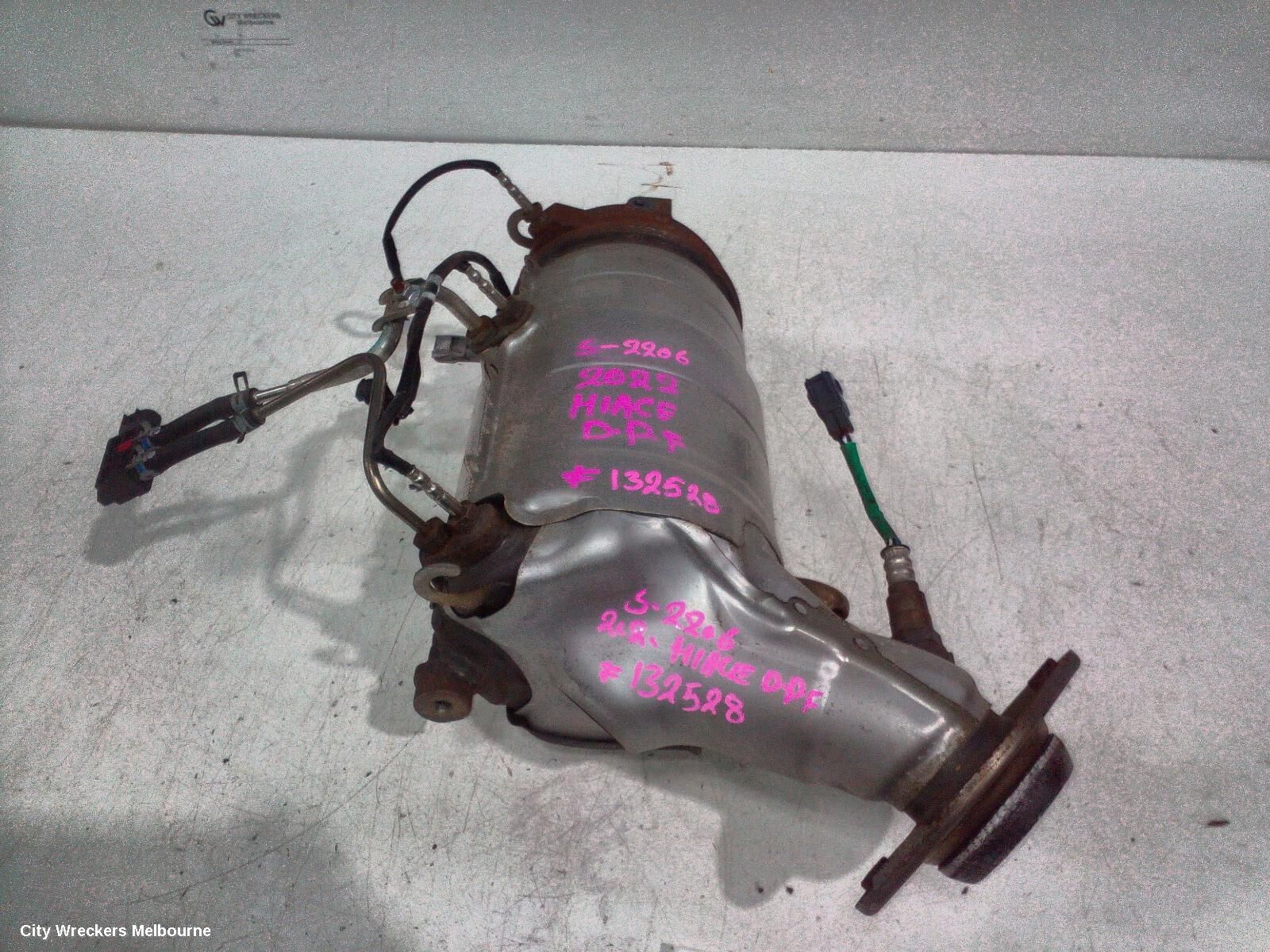 TOYOTA HIACE 2020 Particulate Filter/Dpf