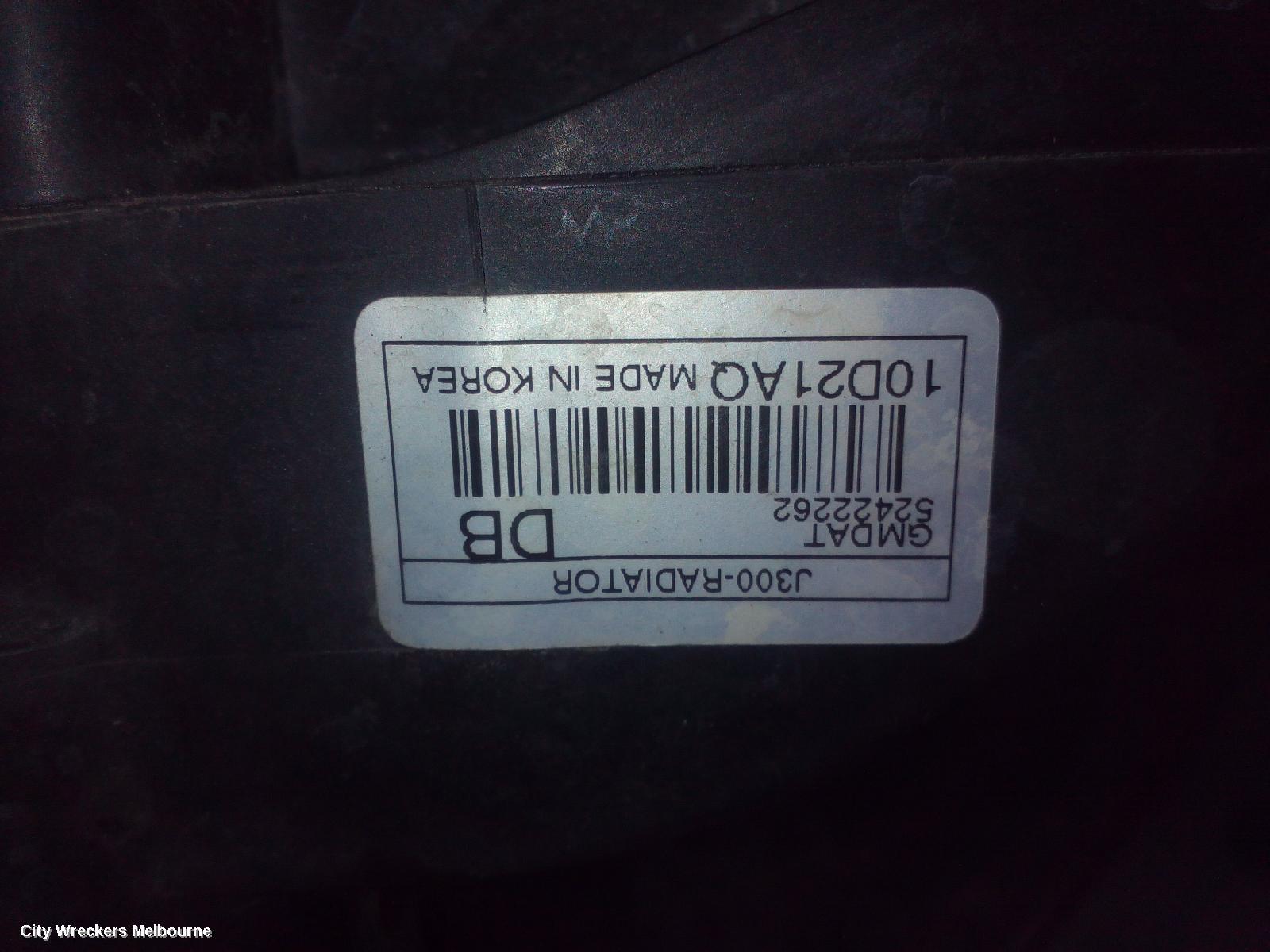 HOLDEN CRUZE 2010 Radiator