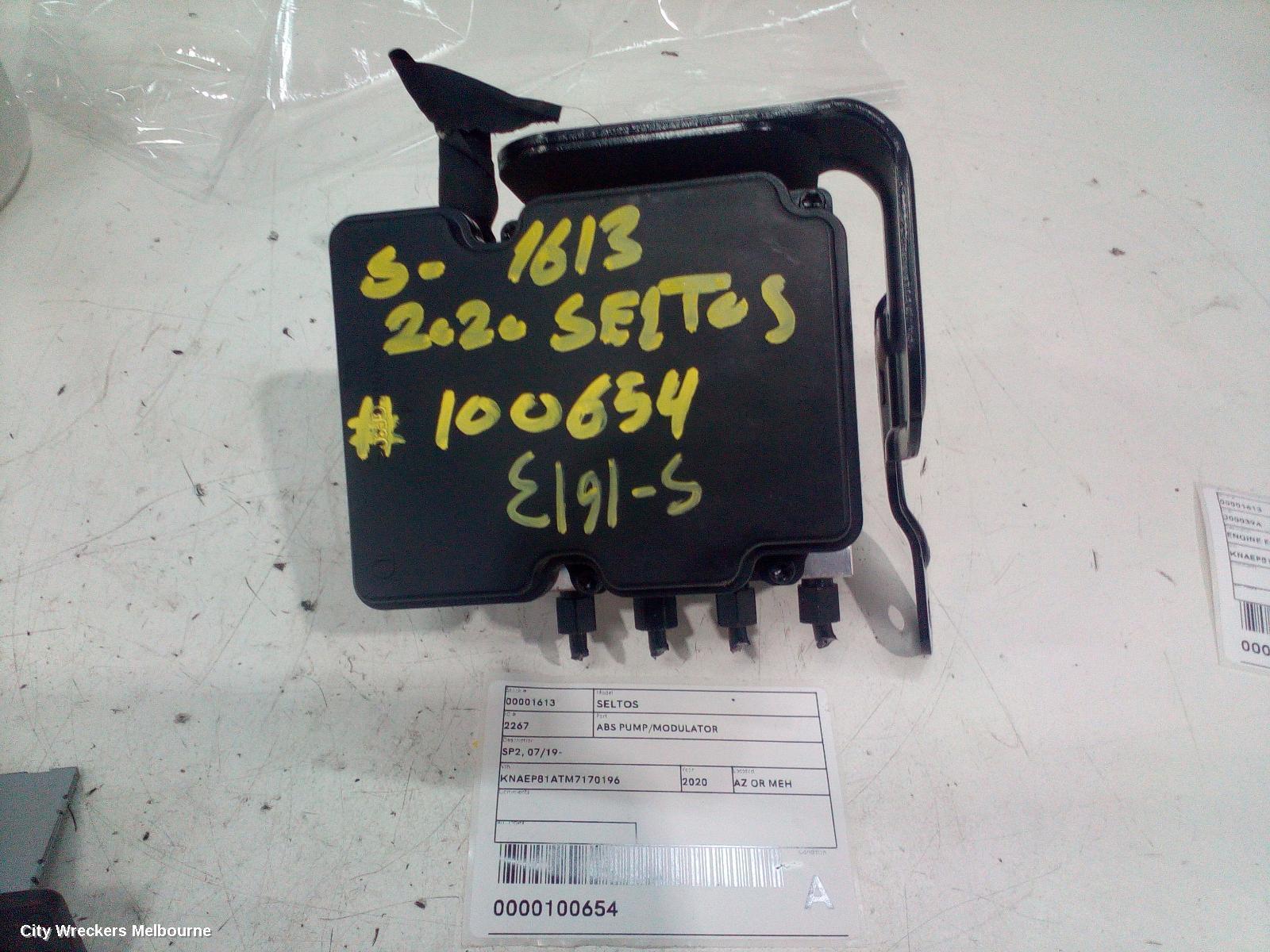 KIA SELTOS 2020 Abs Pump/Modulator
