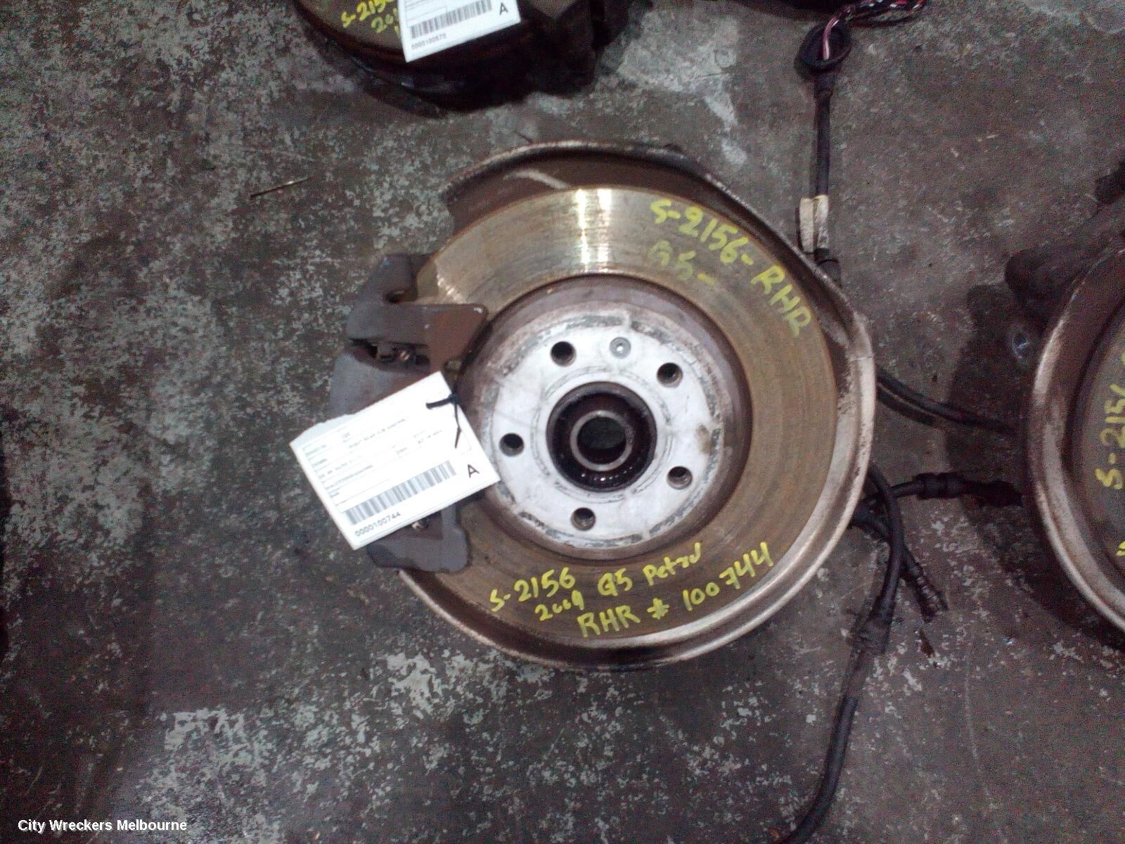 AUDI Q5 2009 Right Rear Hub Assembly