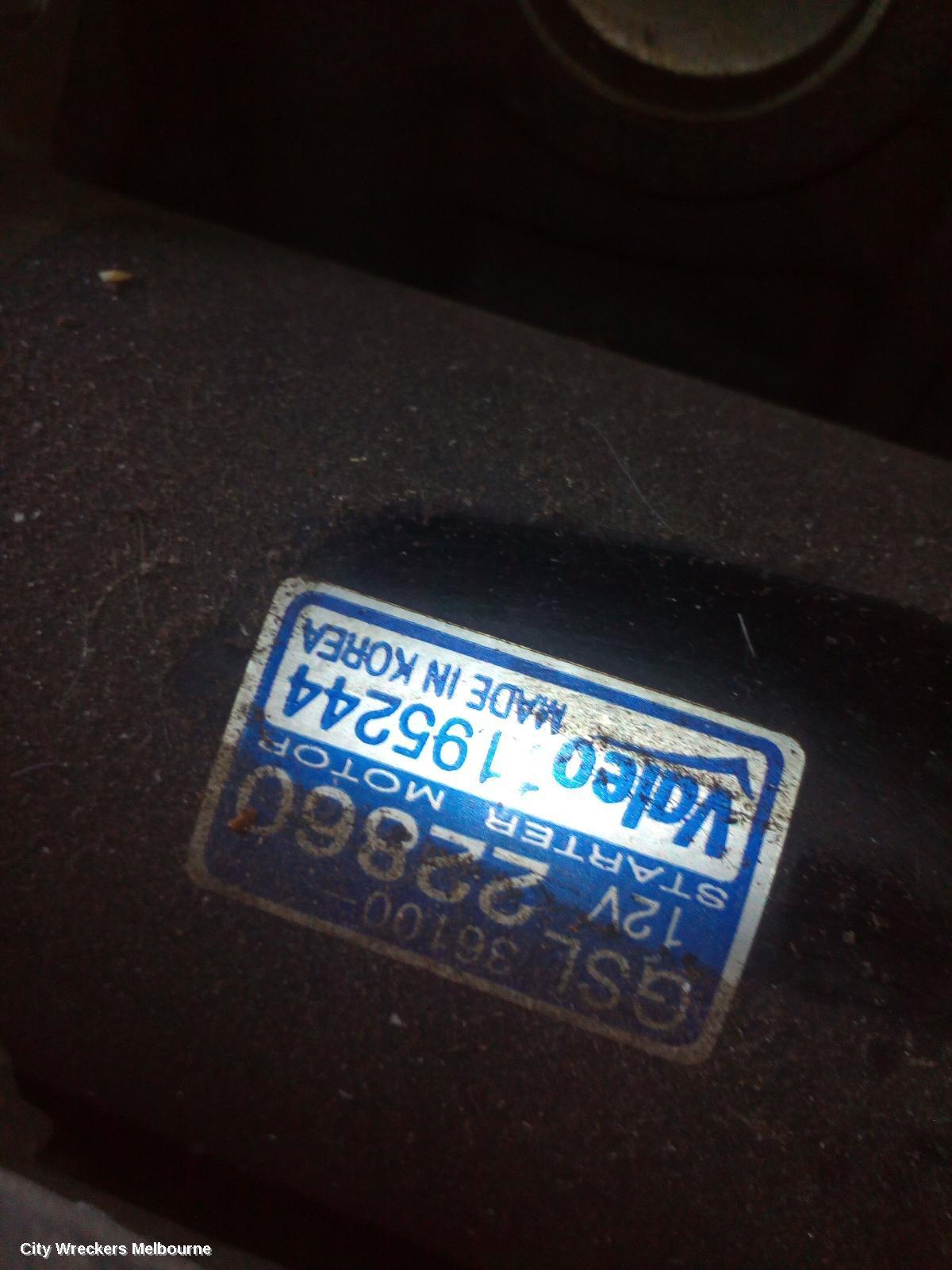 HYUNDAI GETZ 2010 Starter