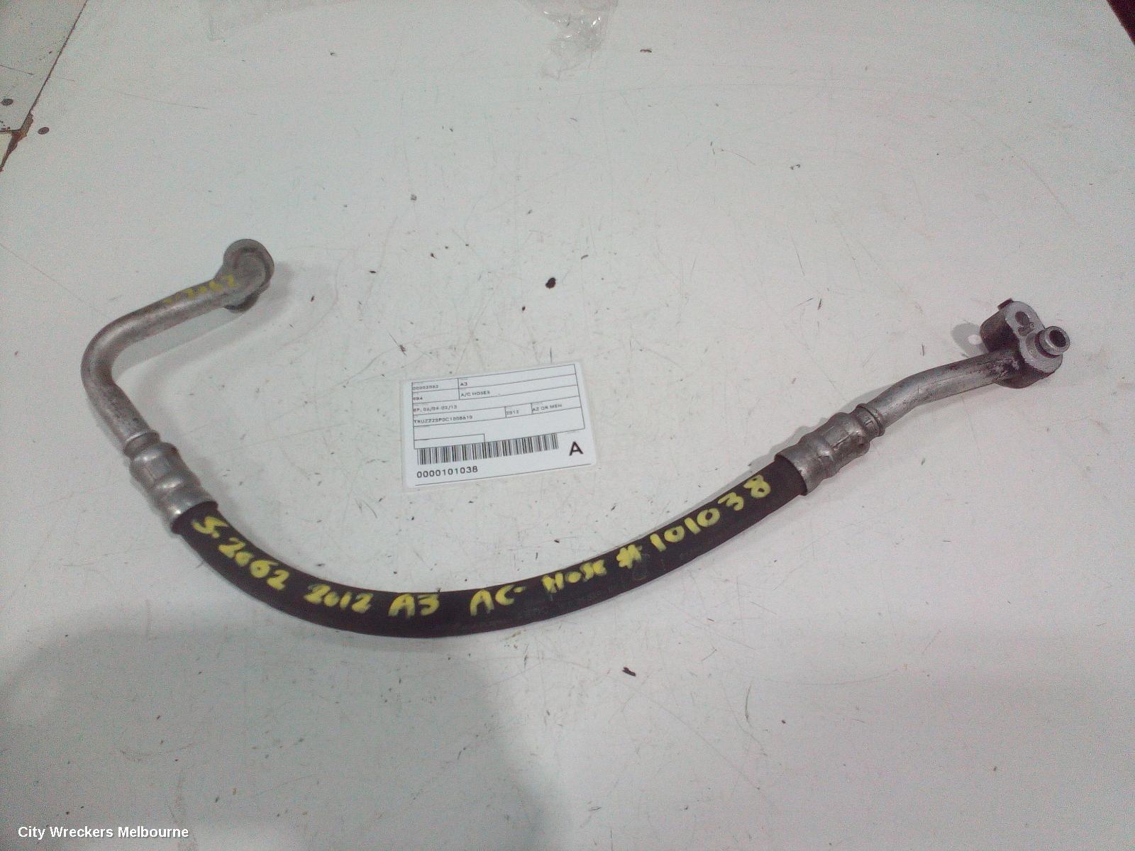 AUDI A3 2012 A/C Hoses