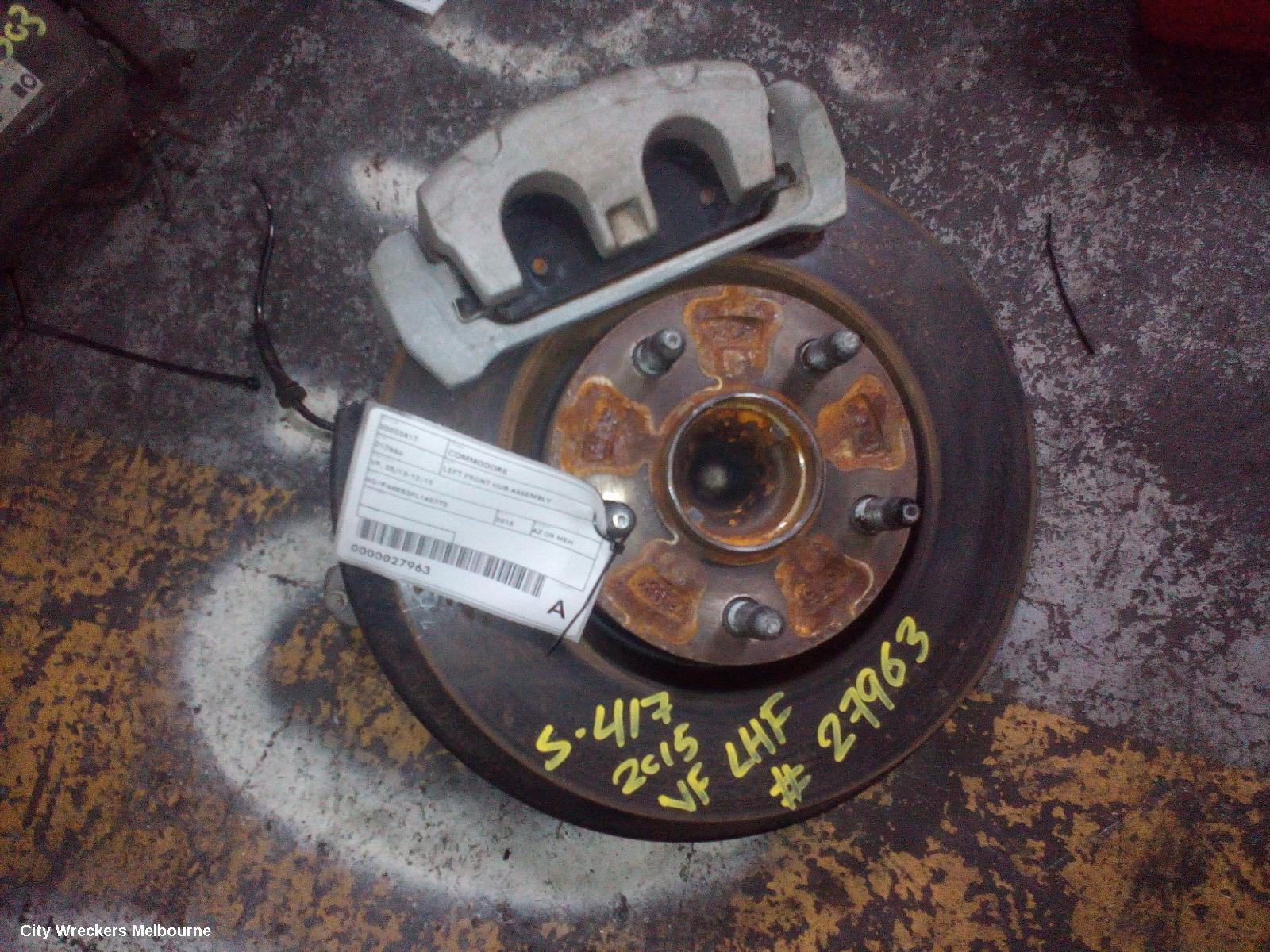 HOLDEN COMMODORE 2015 Left Front Hub Assembly