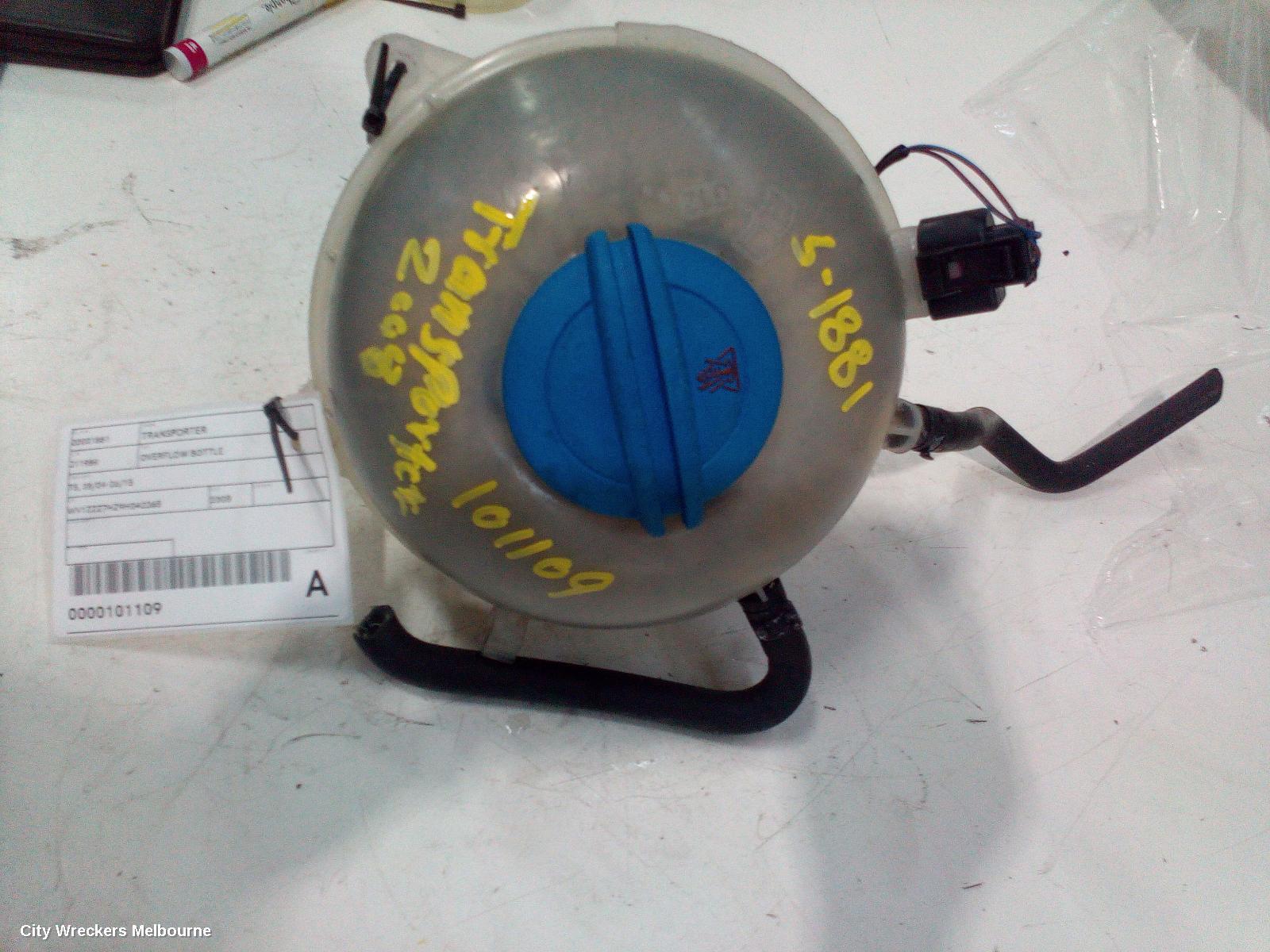VOLKSWAGEN TRANSPORTER 2008 Overflow Bottle