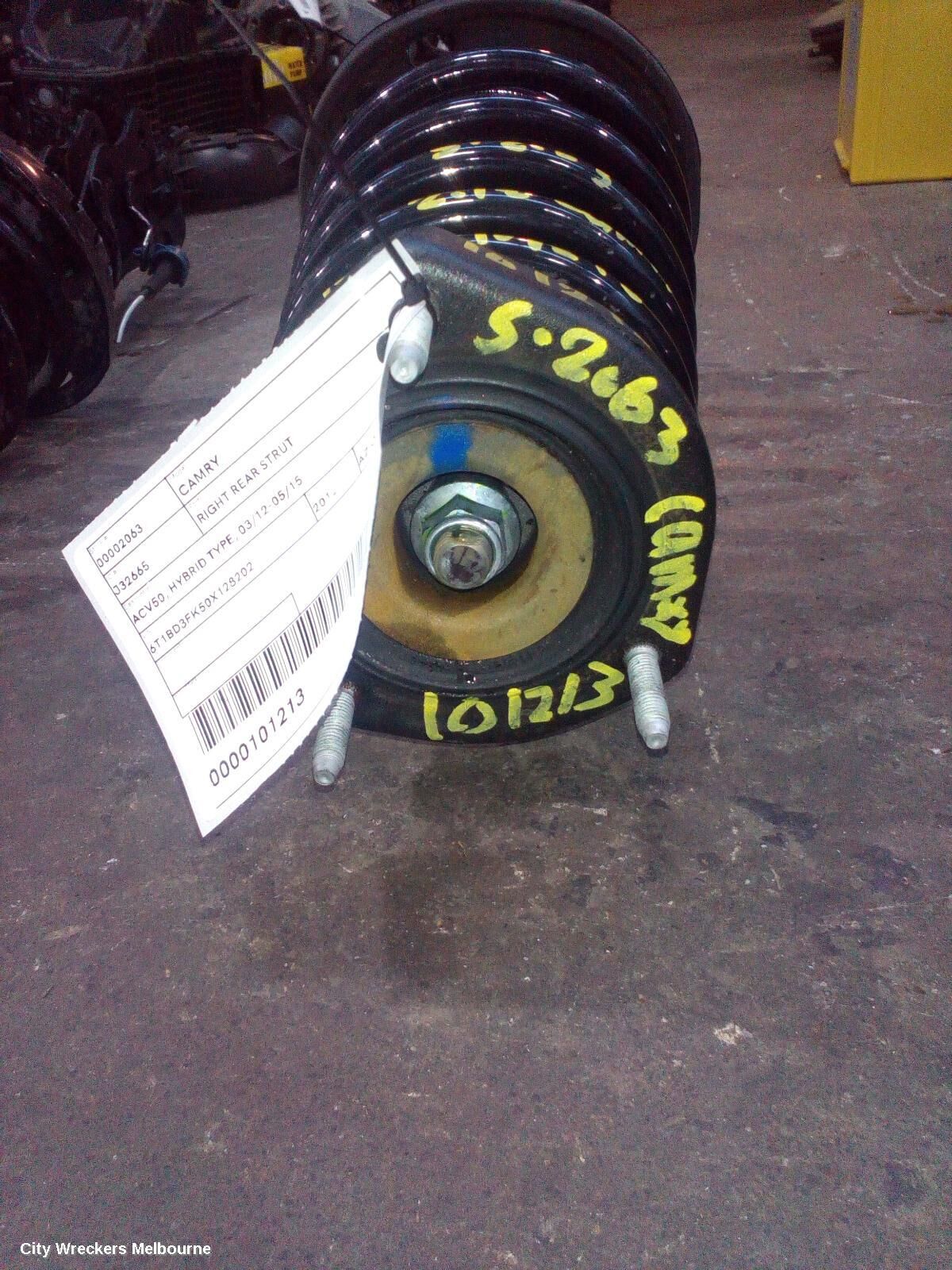 TOYOTA CAMRY 2012 Right Rear Strut