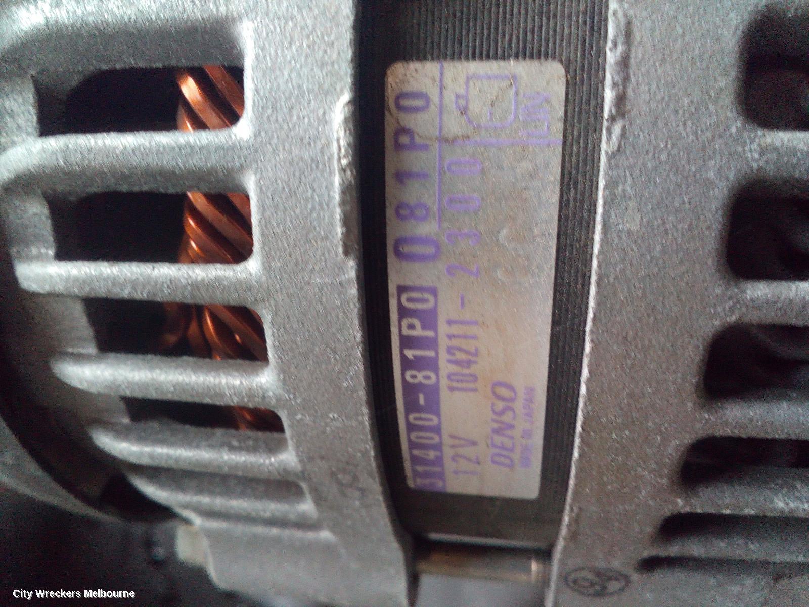 SUZUKI SWIFT 2019 Alternator