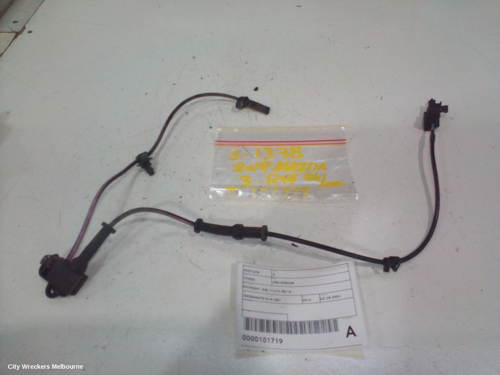 MAZDA 3 2014 Abs Sensor
