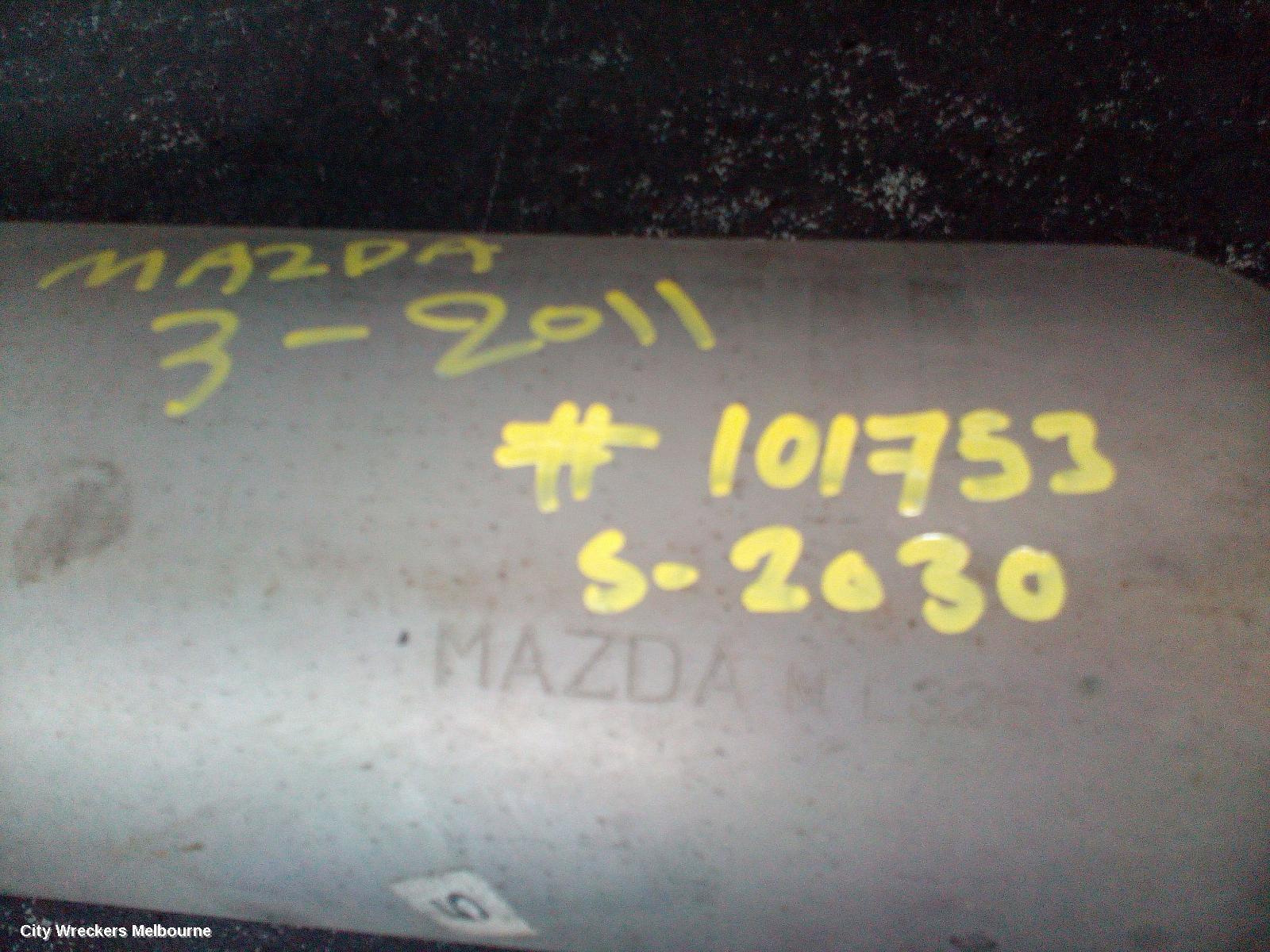 MAZDA 3 2011 Catalytic Converter