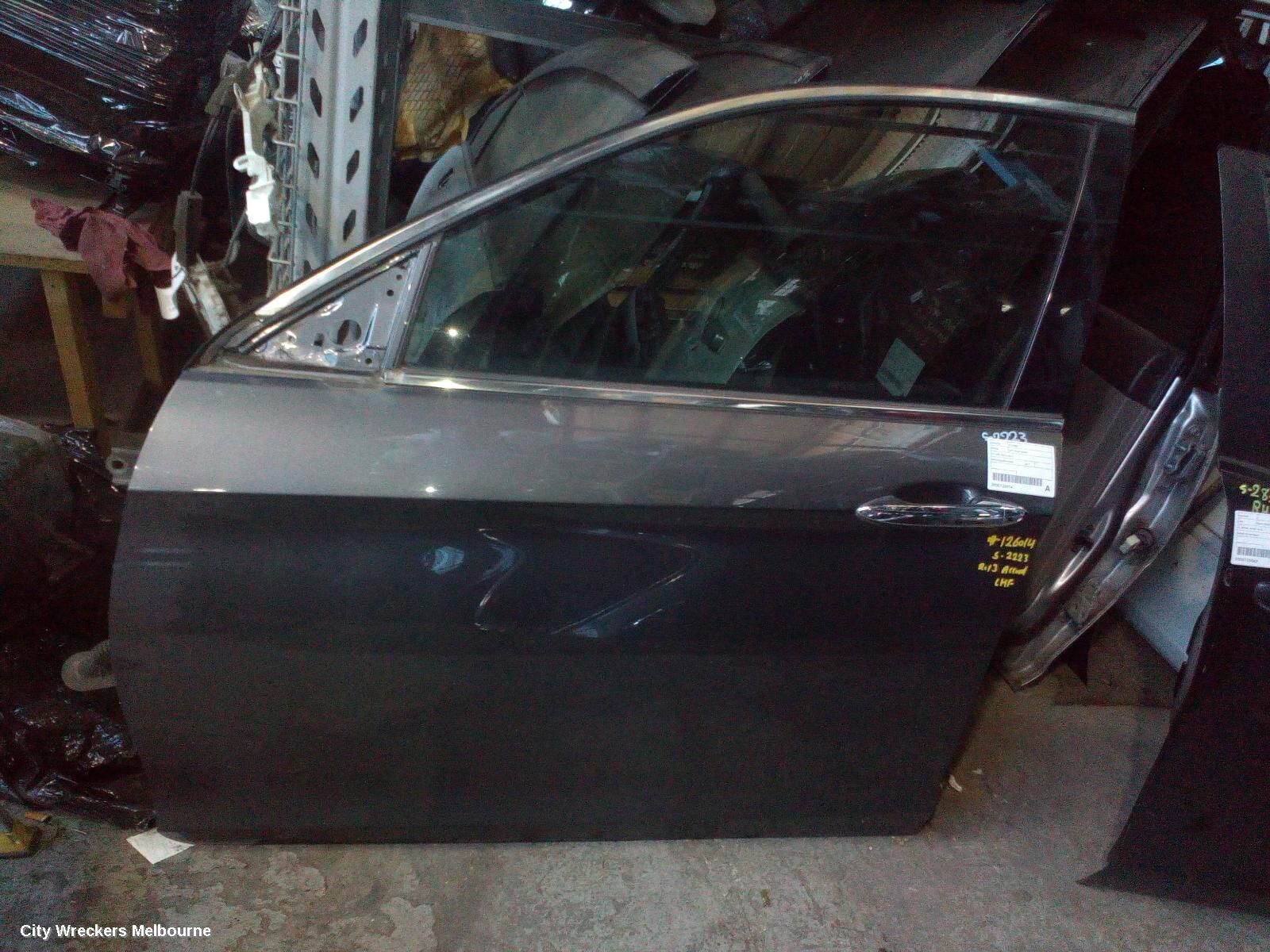 HONDA ACCORD 2013 Left Front Door