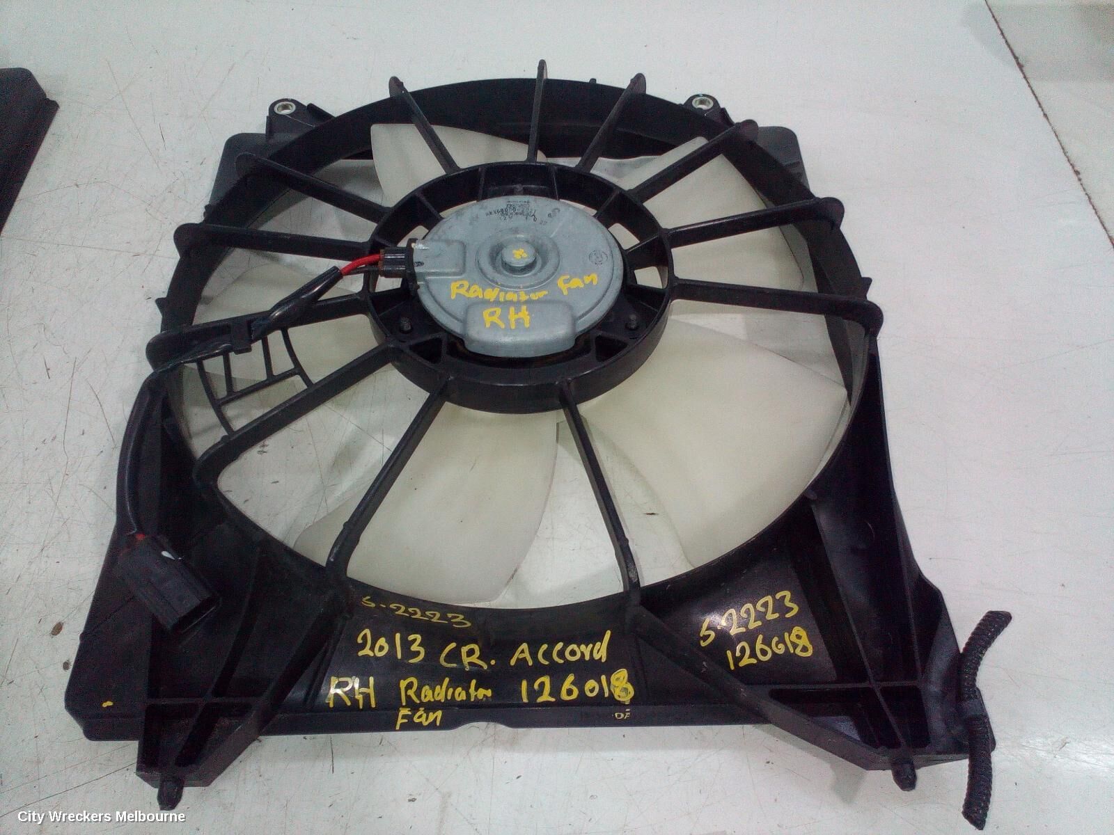 HONDA ACCORD 2013 Fan