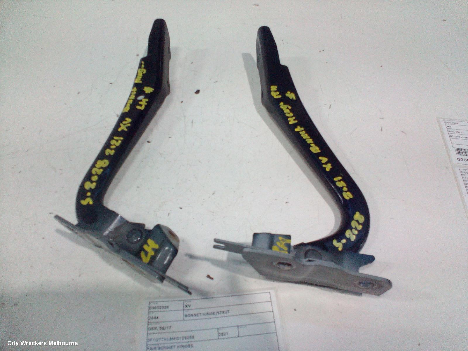 SUBARU XV 2021 Bonnet Hinge/Strut