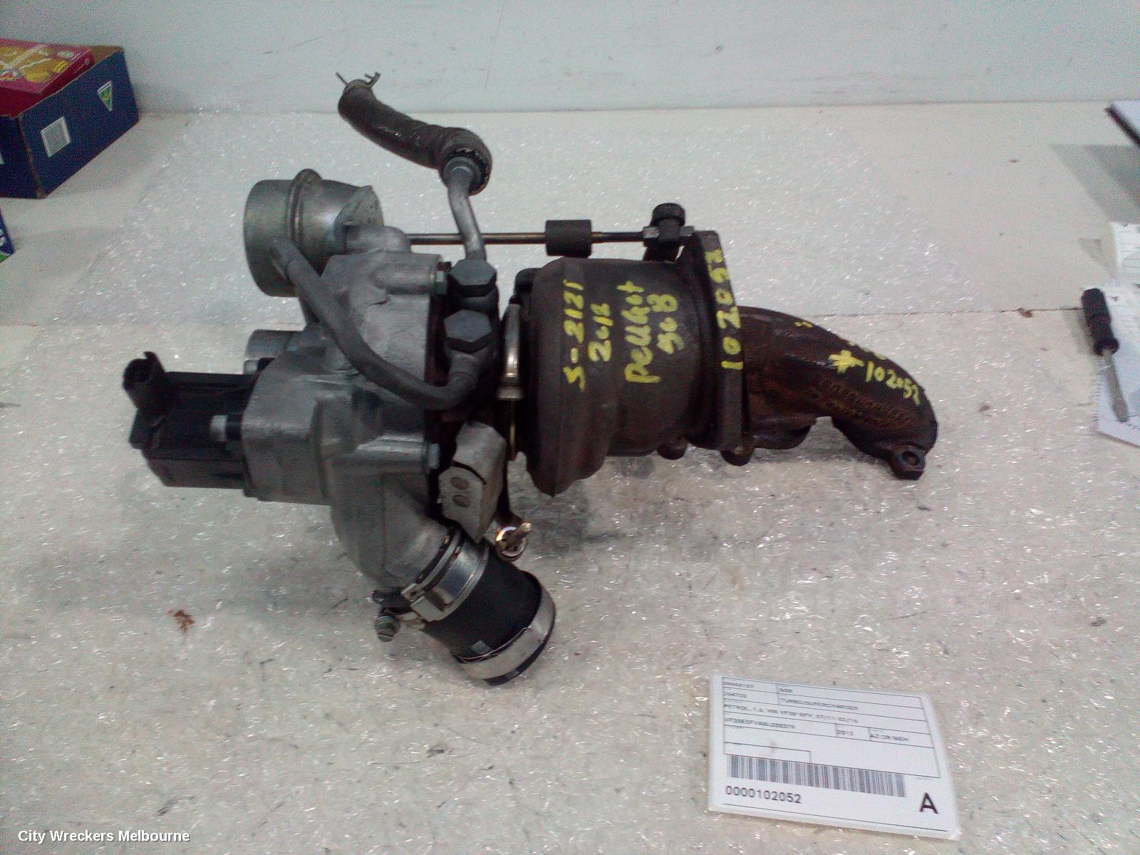 PEUGEOT 508 2012 Turbo Supercharger