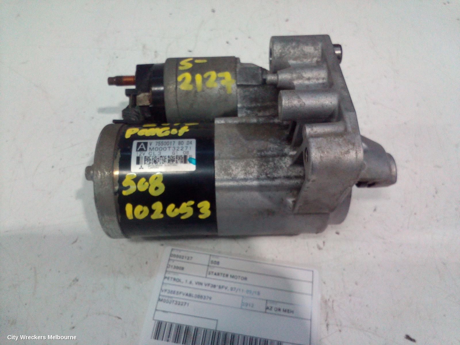 PEUGEOT 508 2012 Starter