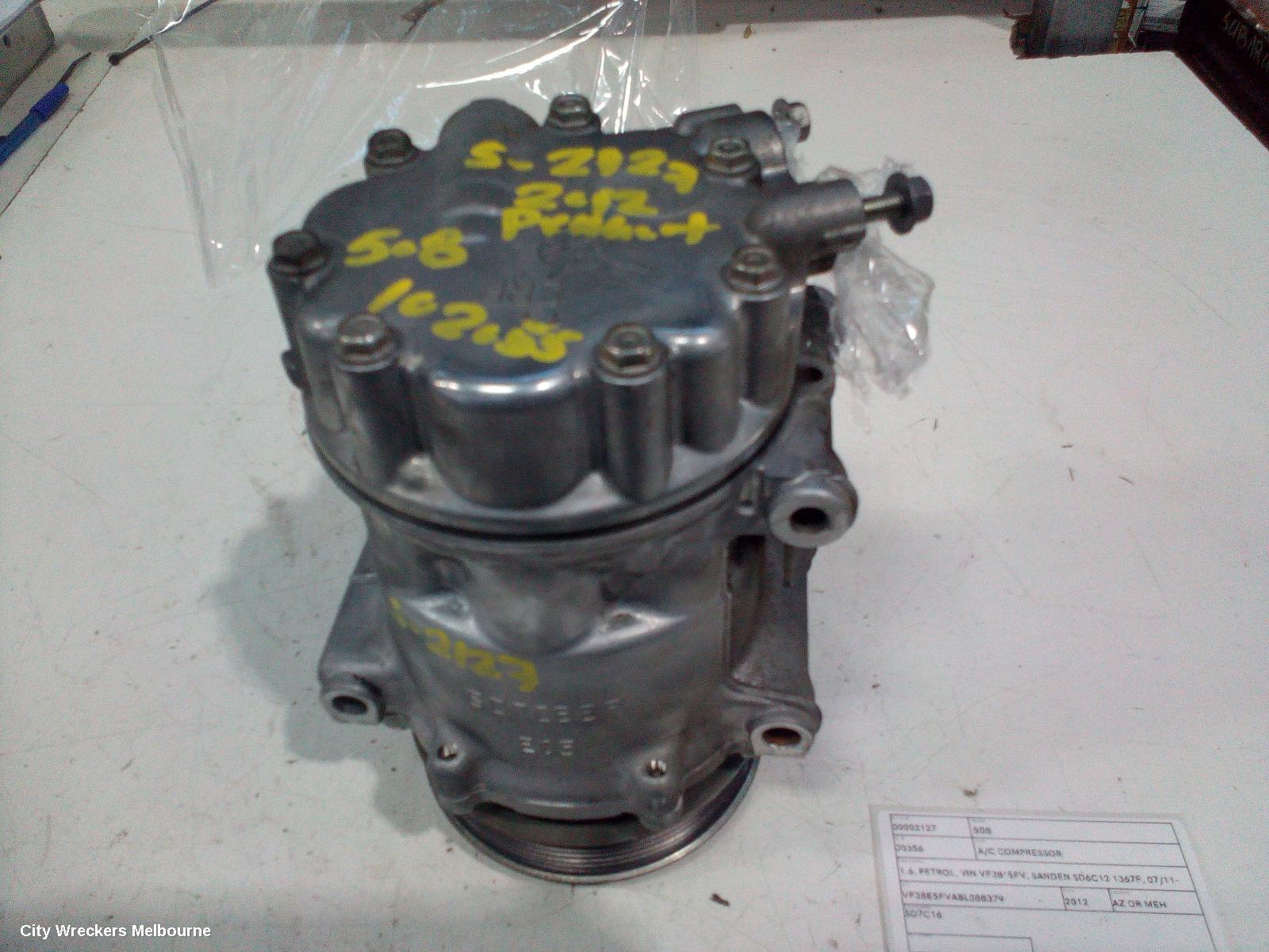 PEUGEOT 508 2012 A/C Compressor