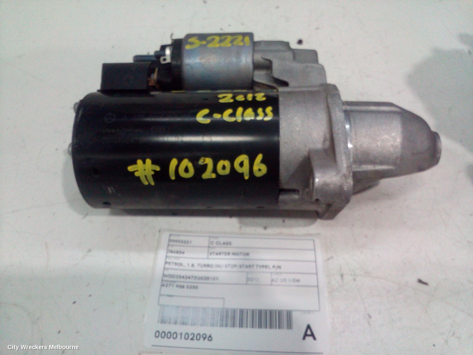 MERCEDES C CLASS 2012 Starter